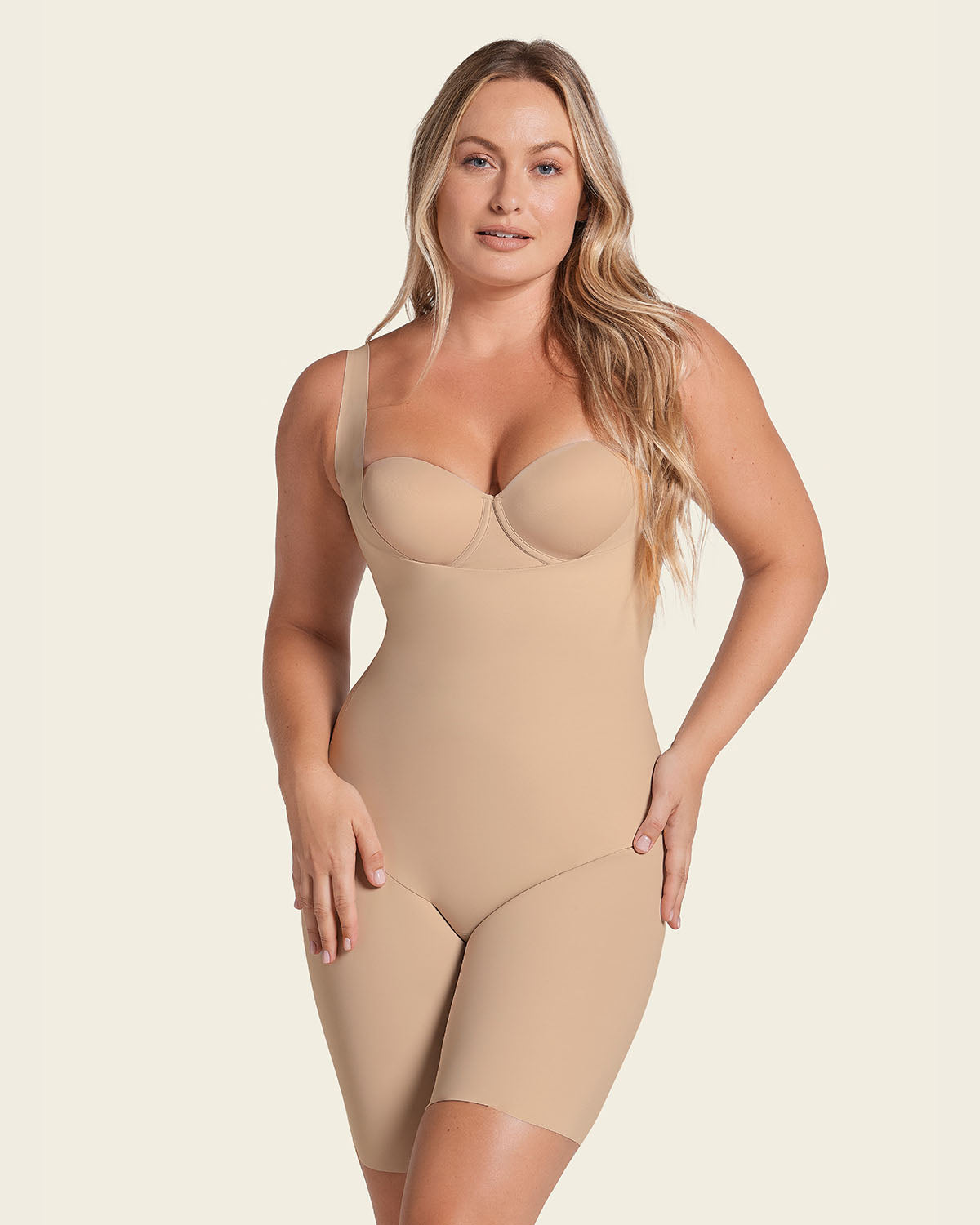 Undetectable Step-in Mid-Thigh Body Shaper