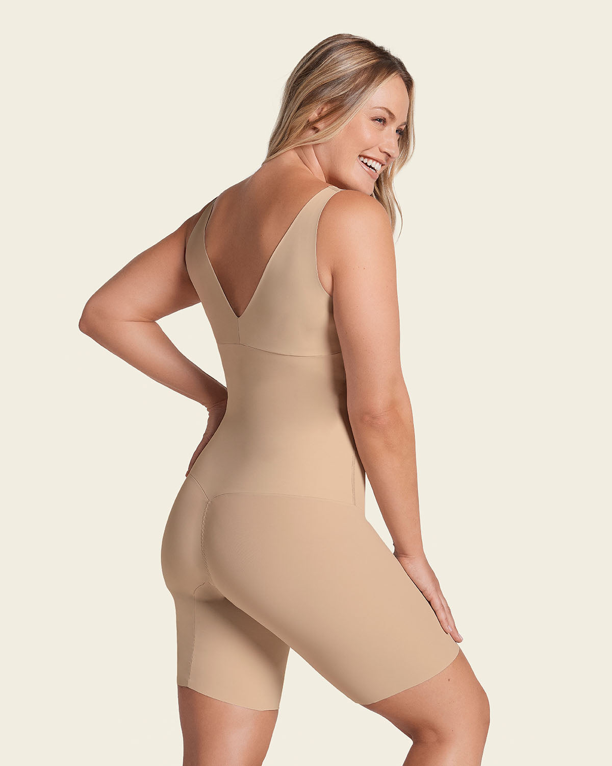 Undetectable Step-in Mid-Thigh Body Shaper