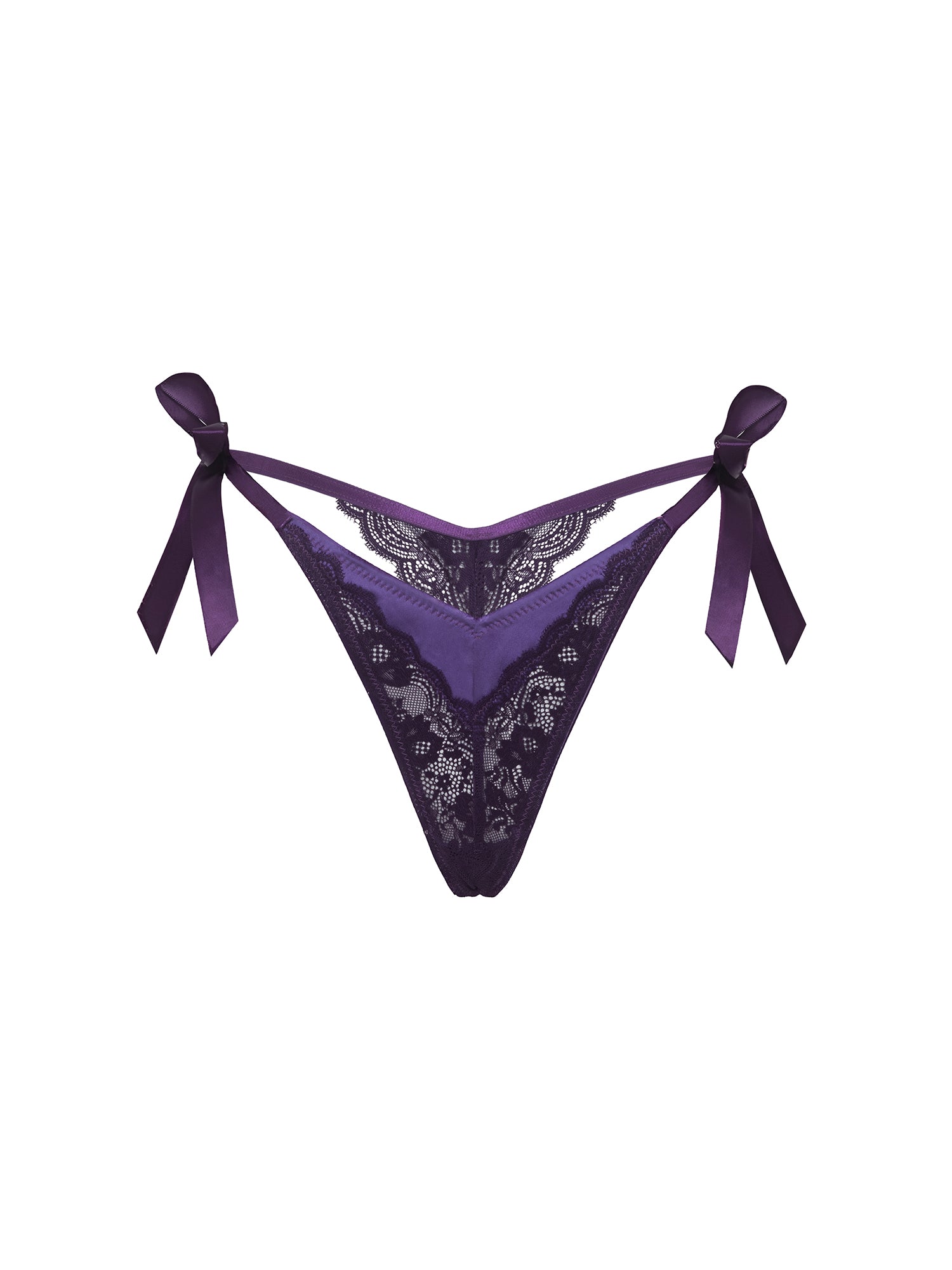 Hailey Lace Side Bows G-String Panty