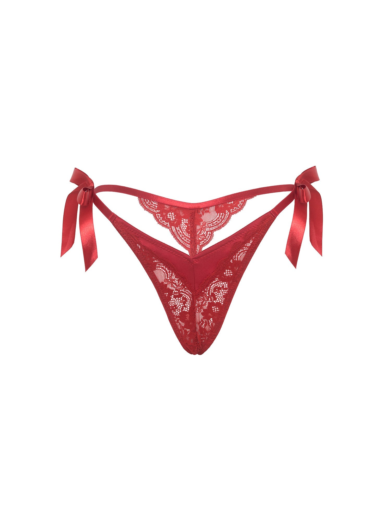 Hailey Lace Side Bows G-String Panty