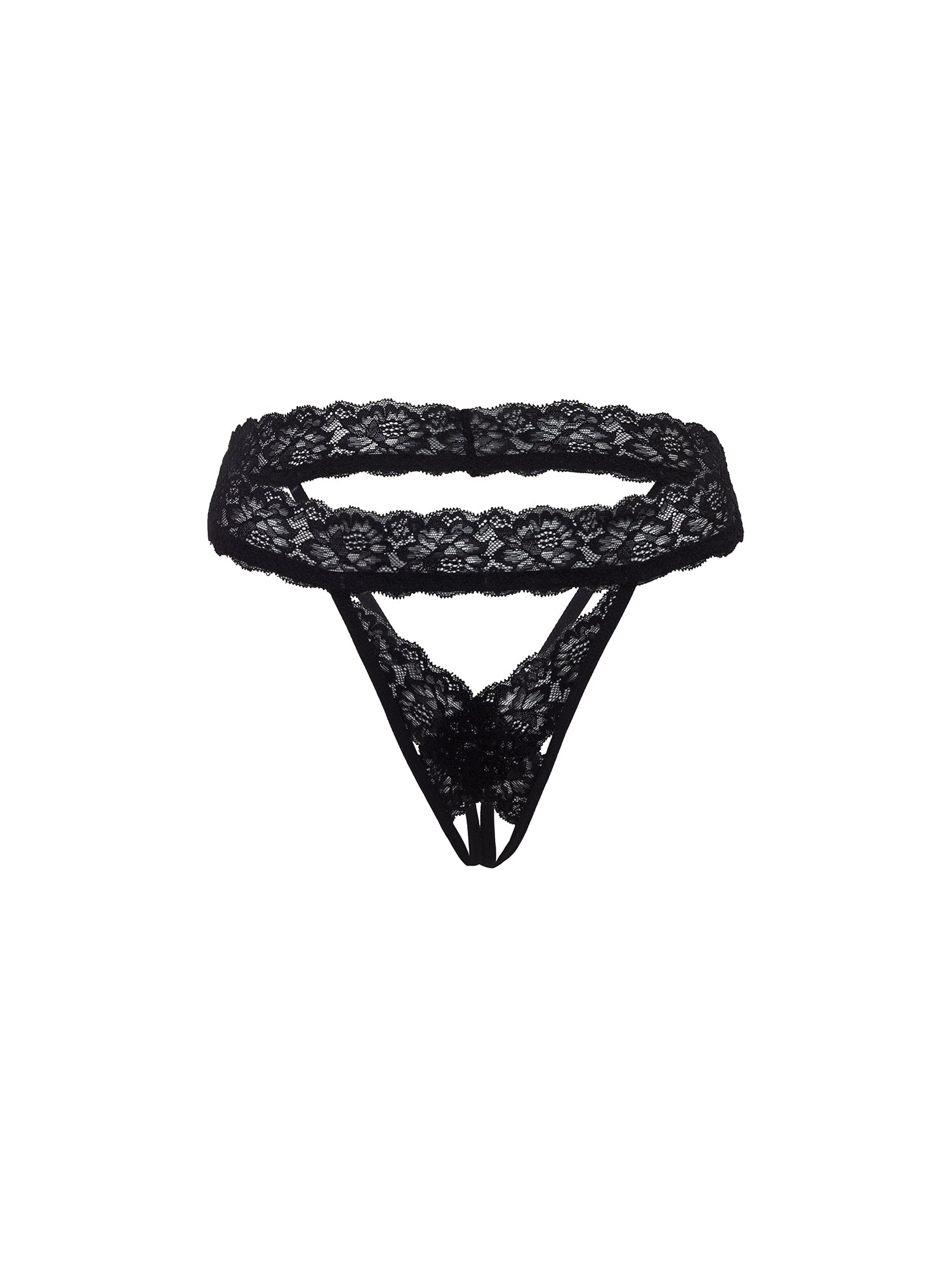Jessica Lace Crotchless Panty