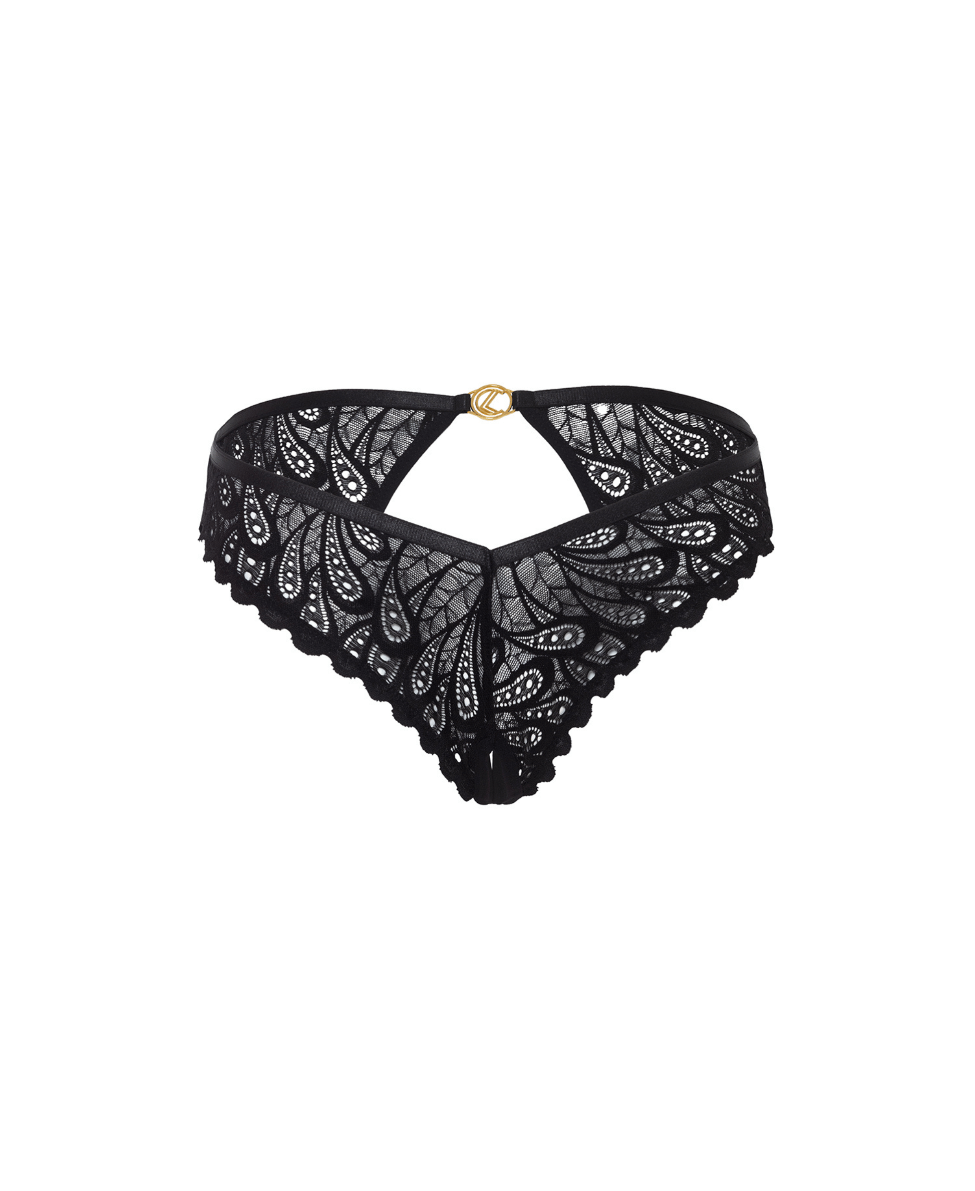 Piper Lace Crotchless Panty