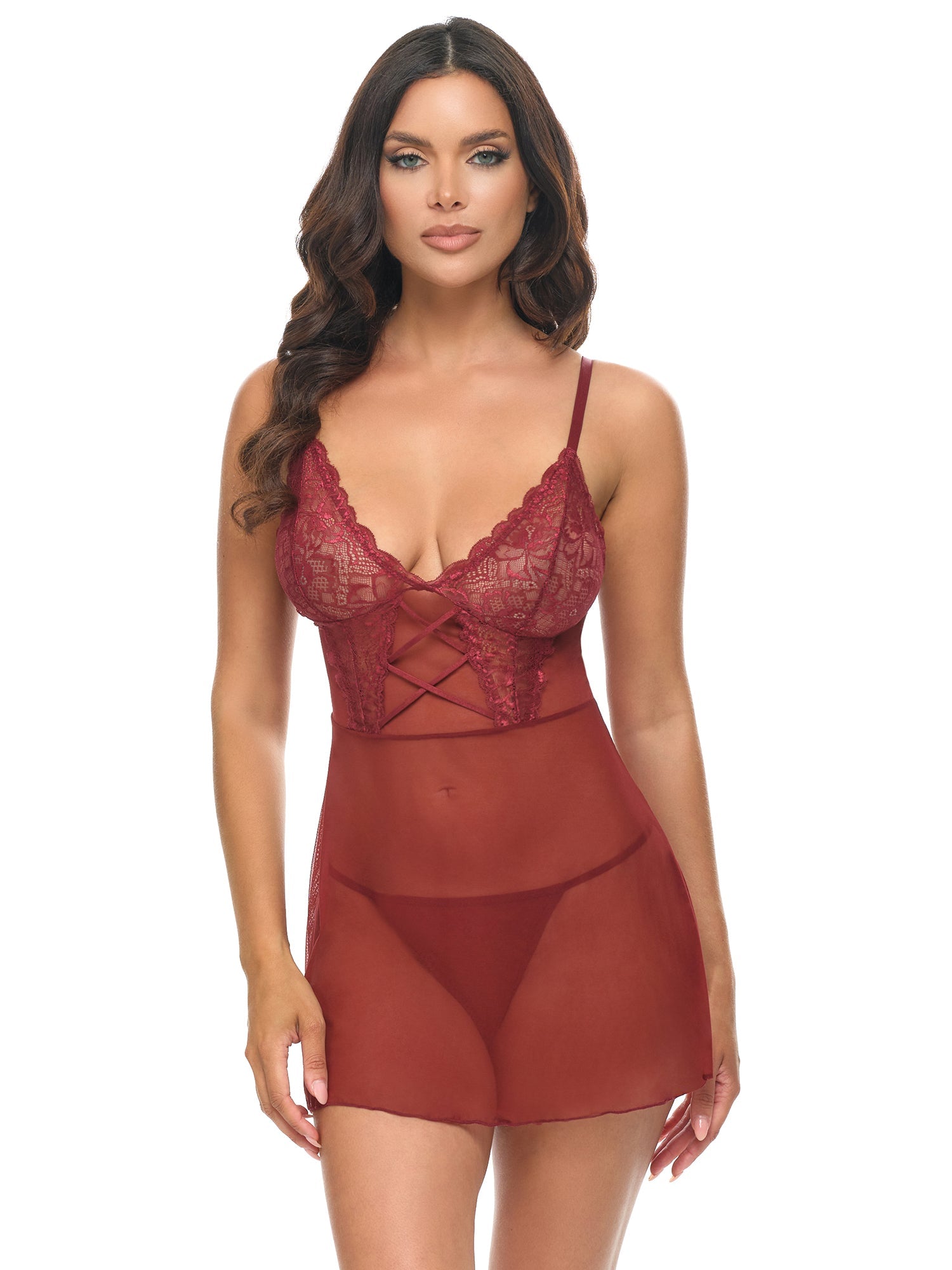 Avery Sheer Babydoll