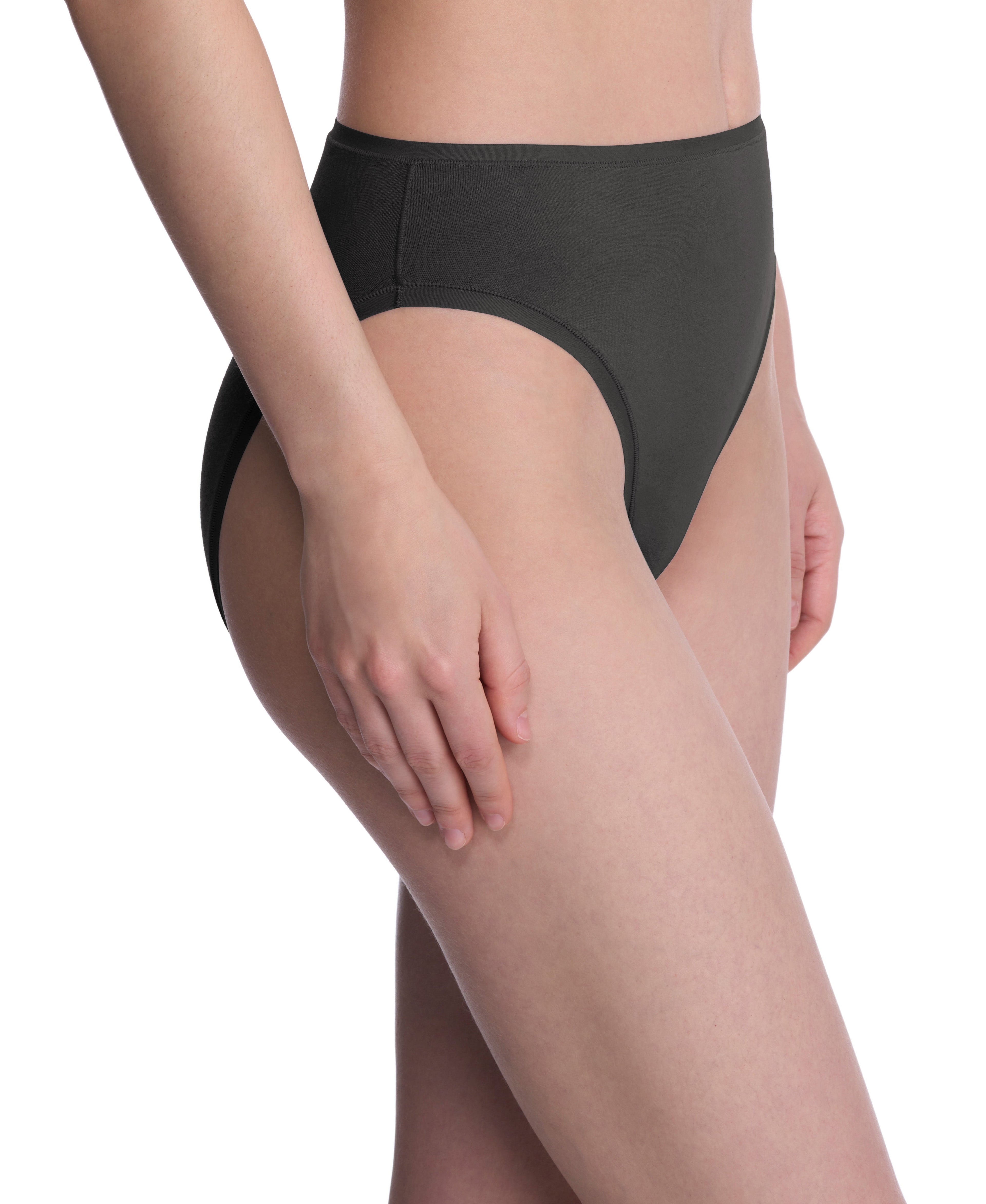 Bliss Bare Cotton High Cut Brief