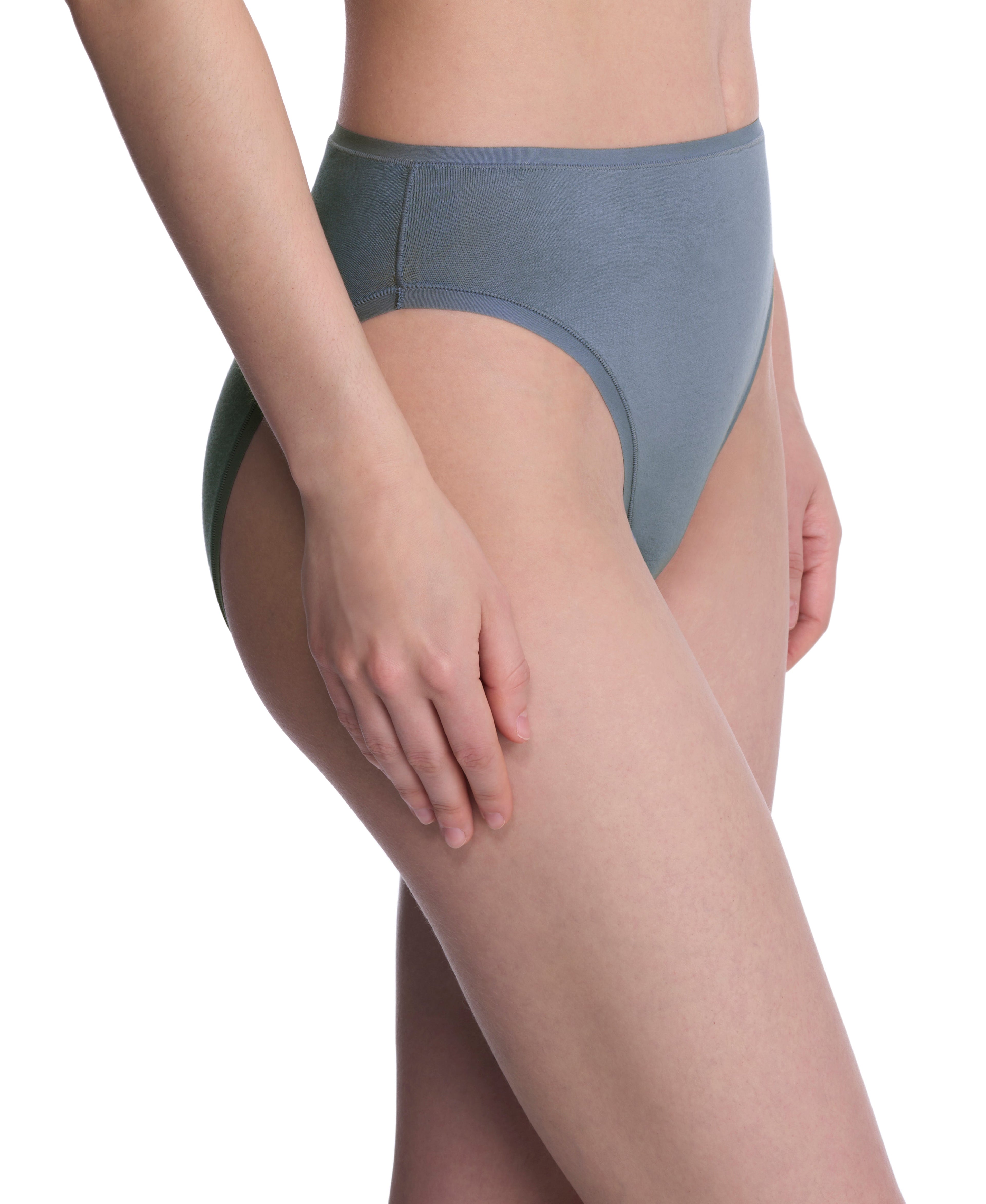 Bliss Bare Cotton High Cut Brief
