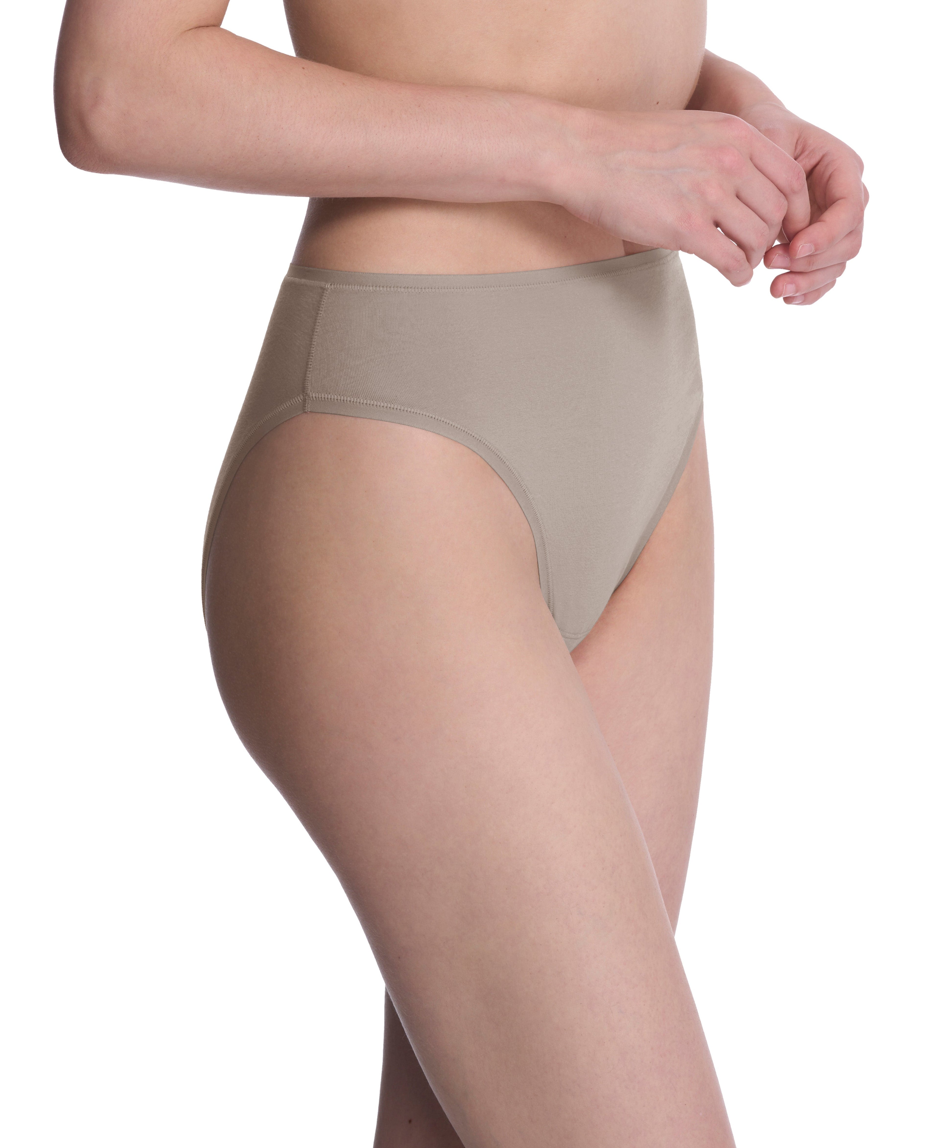 Bliss Bare Cotton High Cut Brief