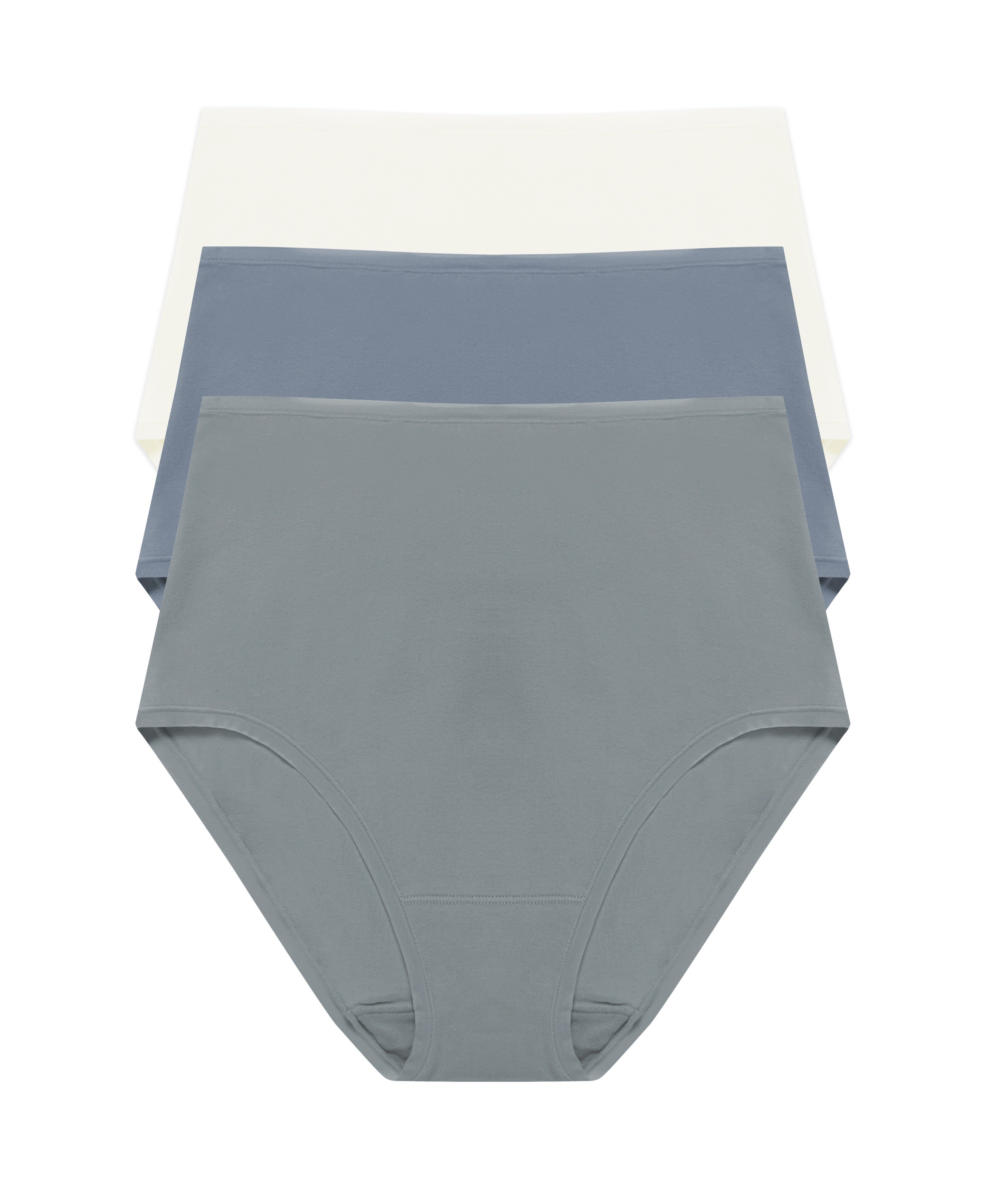 Bliss Bare Cotton High Waist Brief 3-Pack