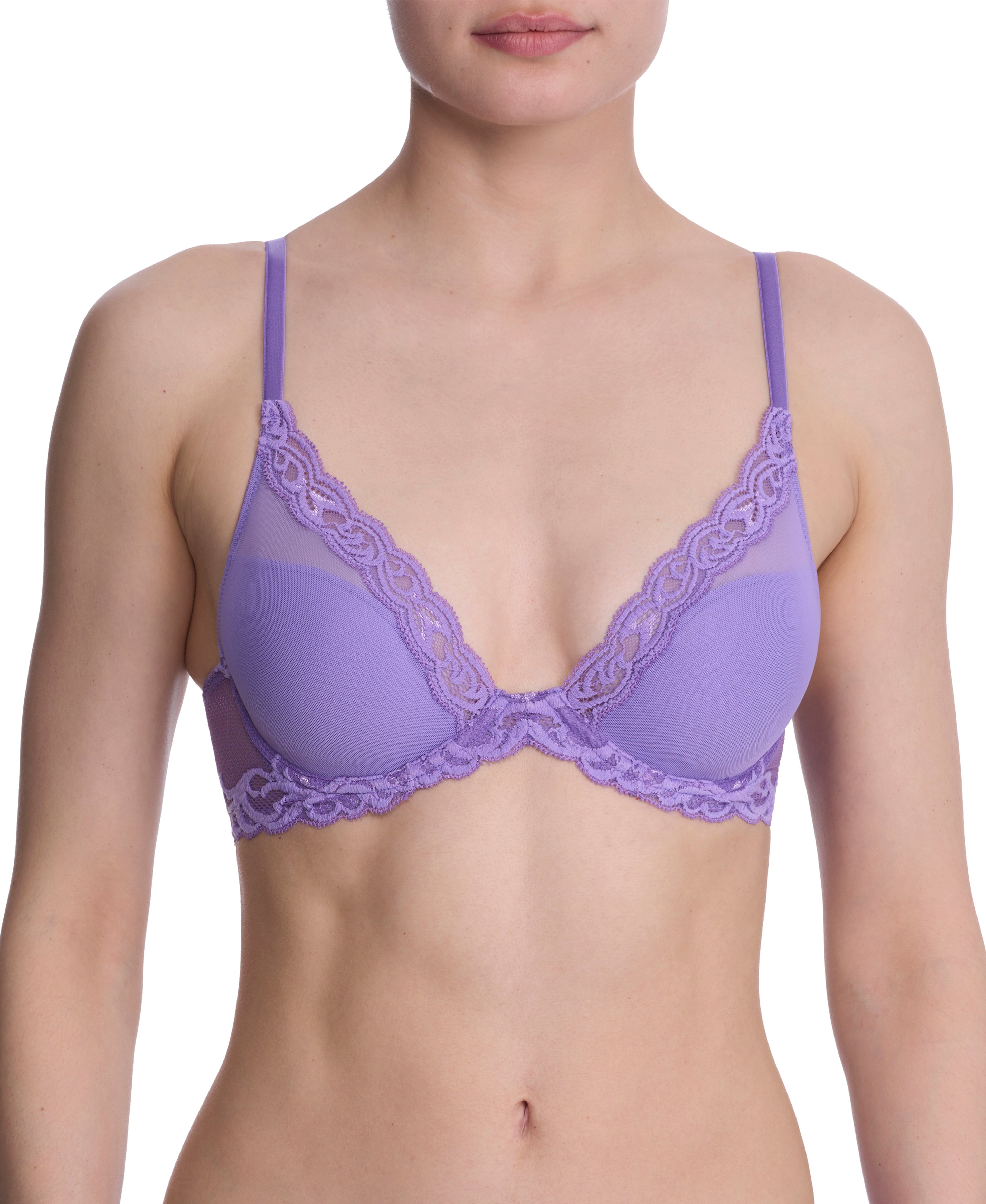 Feathers Lace Plunge T-Shirt Bra