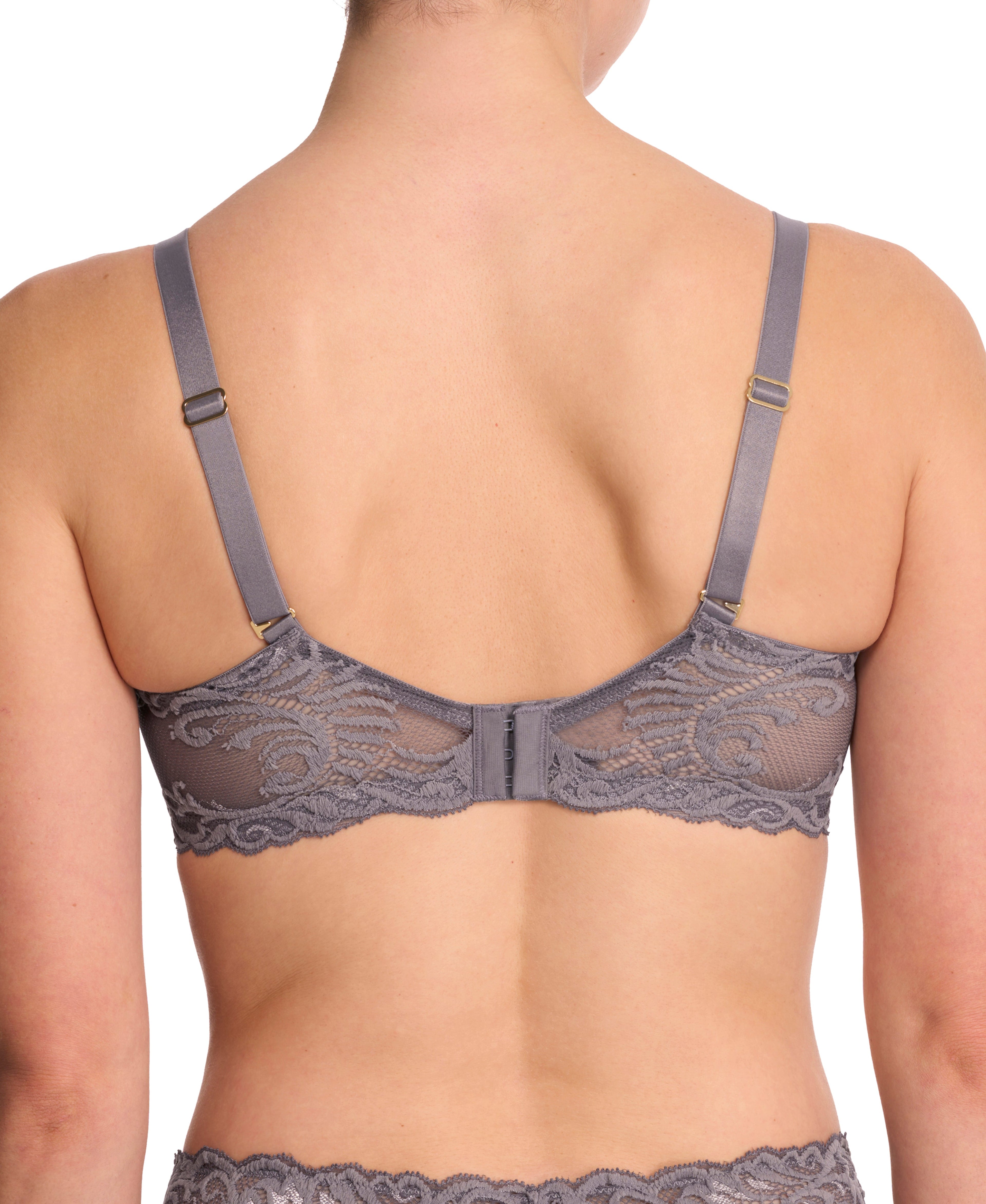 Feathers Lace Full Figure Plunge T-Shirt Bra