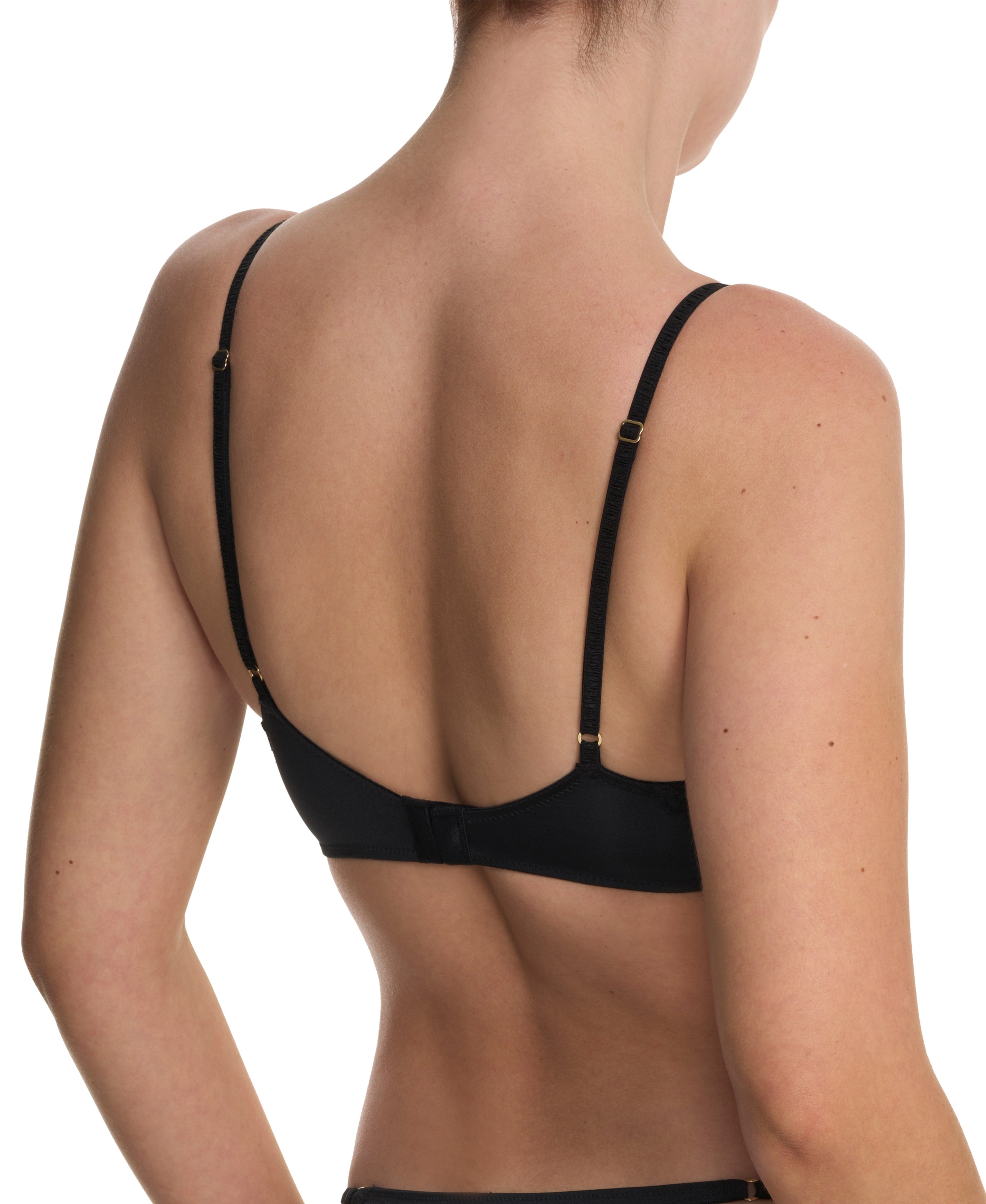 Fleur Padded Underwire Lace Demi Bra