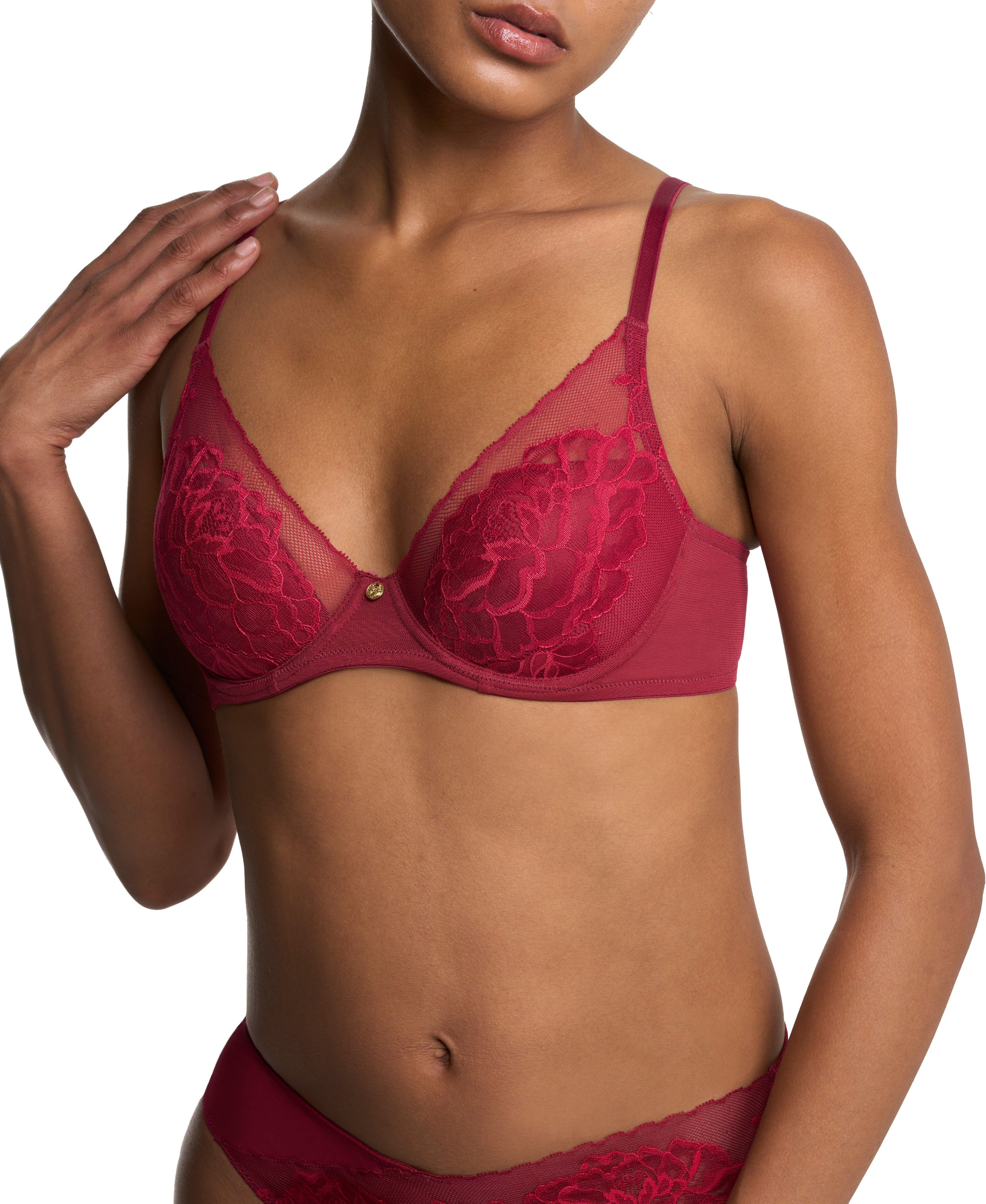 Flora Lace Plunge T-Shirt Bra