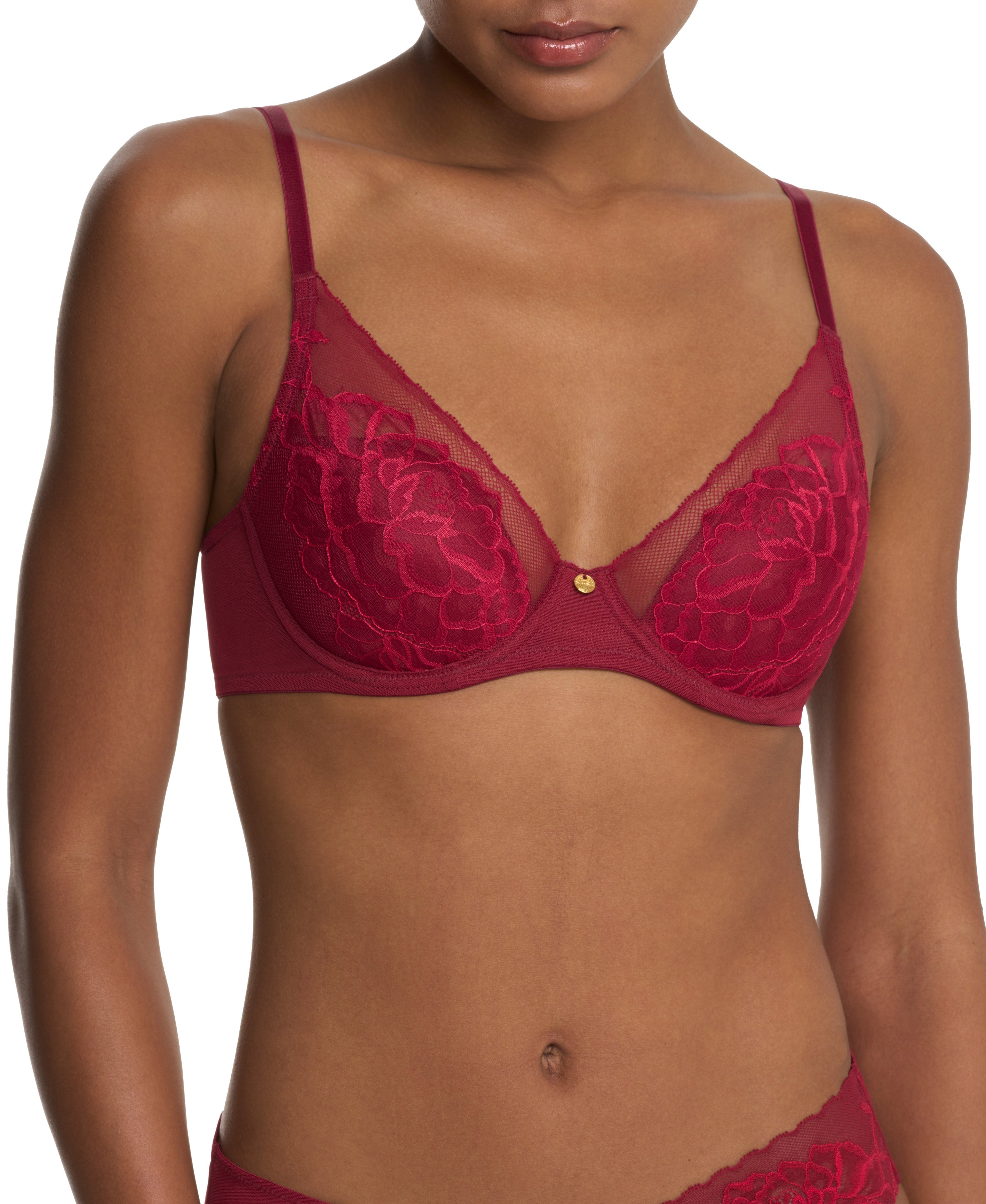 Flora Lace Plunge T-Shirt Bra
