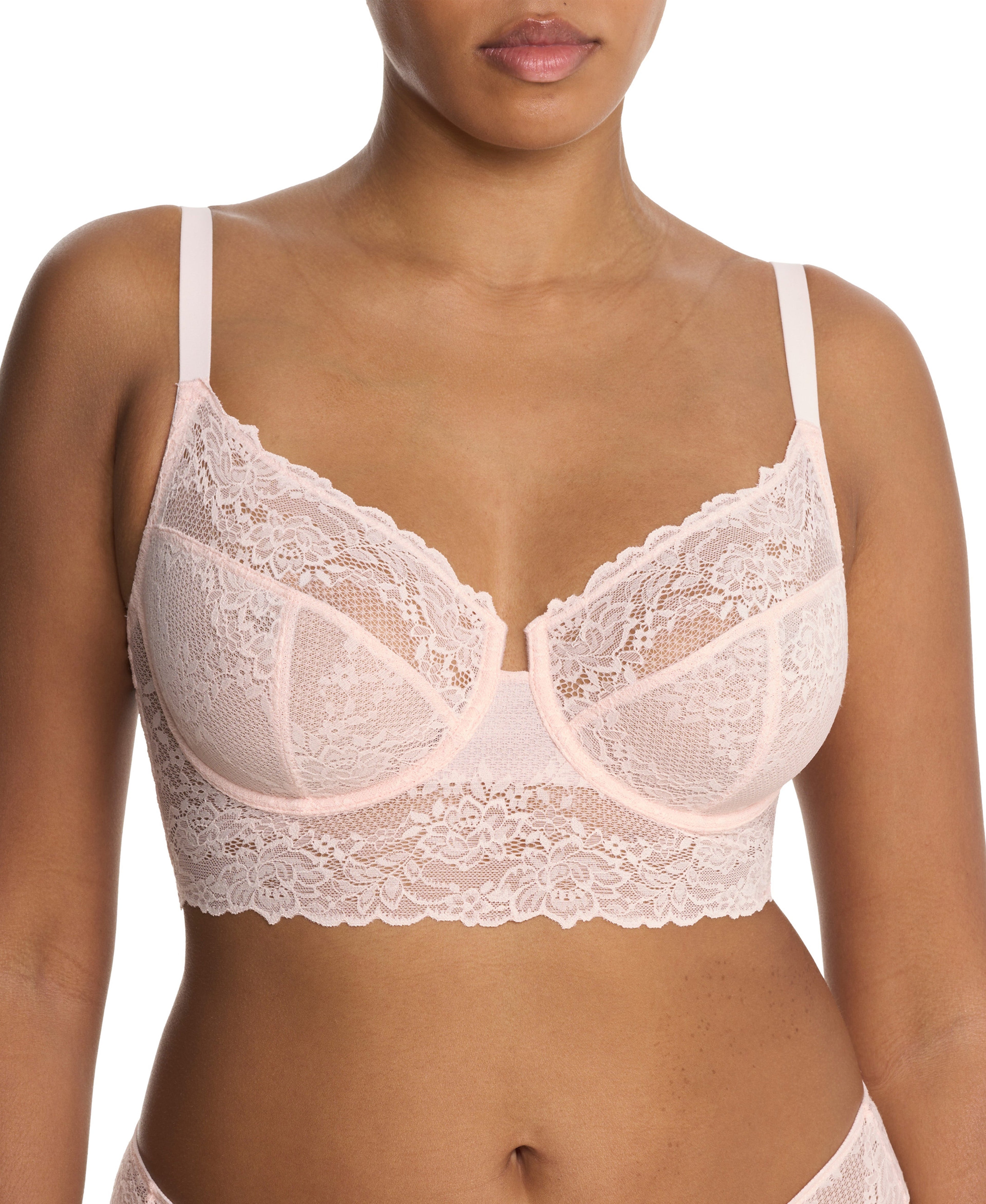 Heavenly Full Coverage Longline Lace Underwire Bra