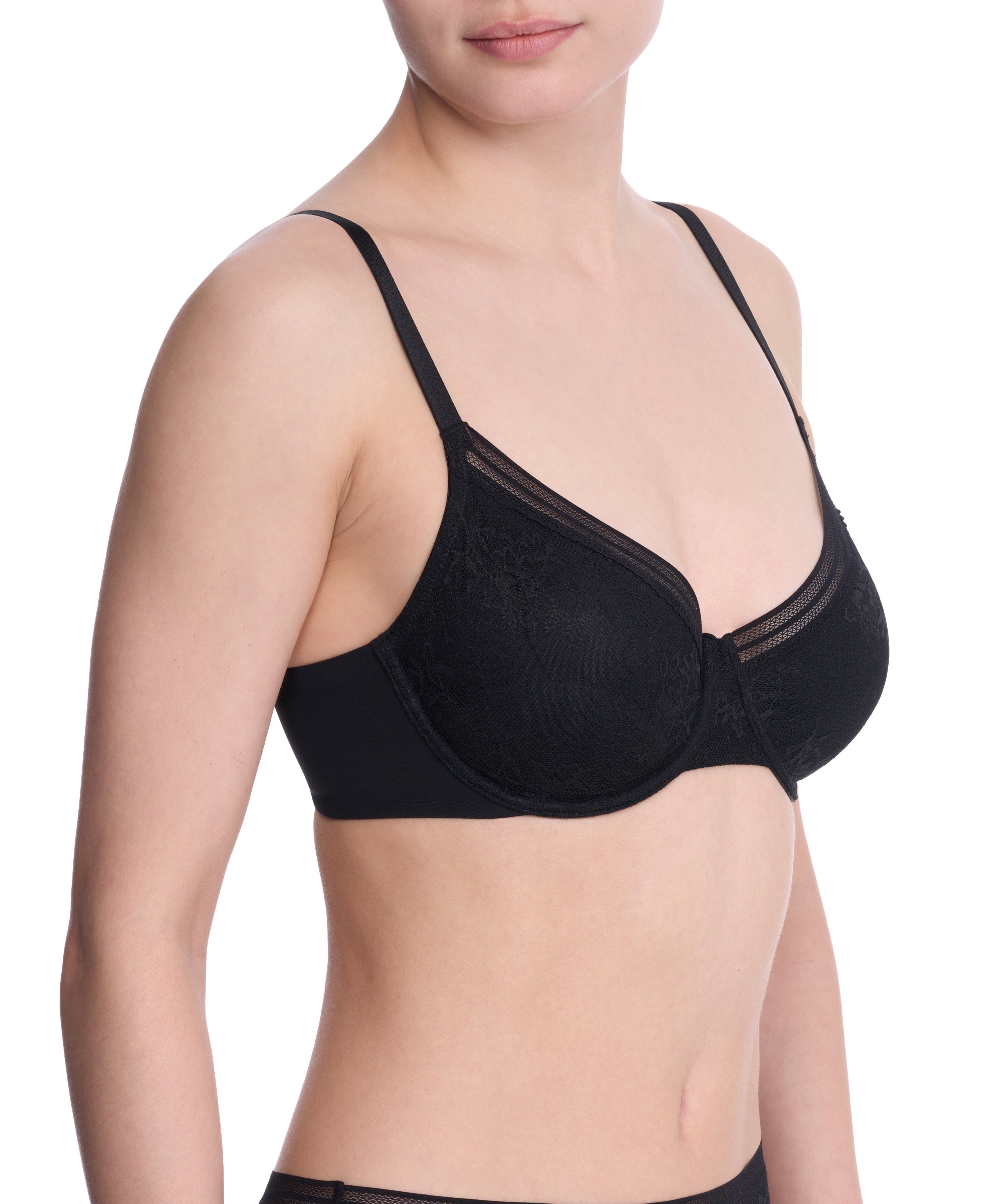 Love Lace Unlined Back Smoothing T-Shirt Bra