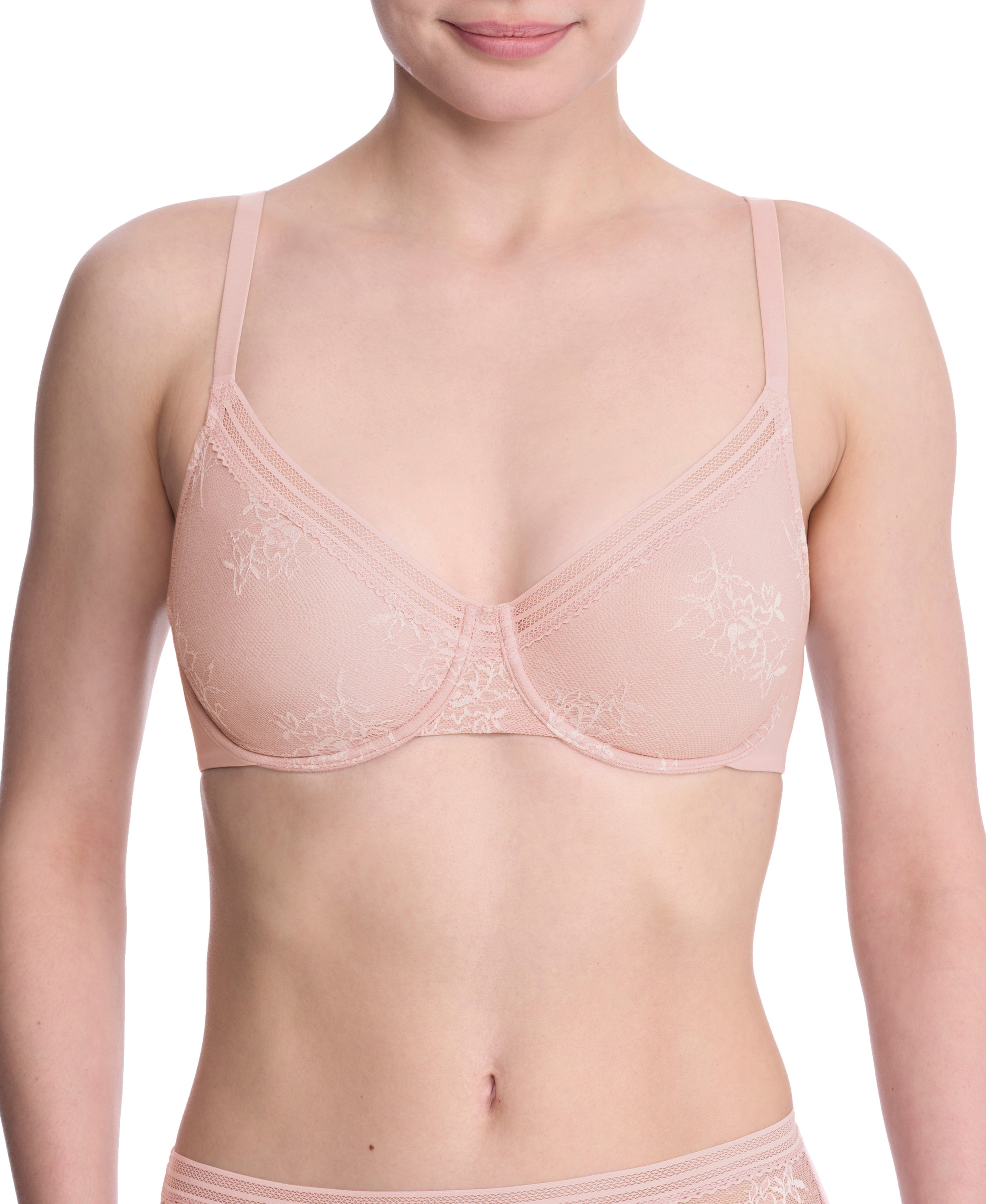 Love Lace Unlined Back Smoothing T-Shirt Bra