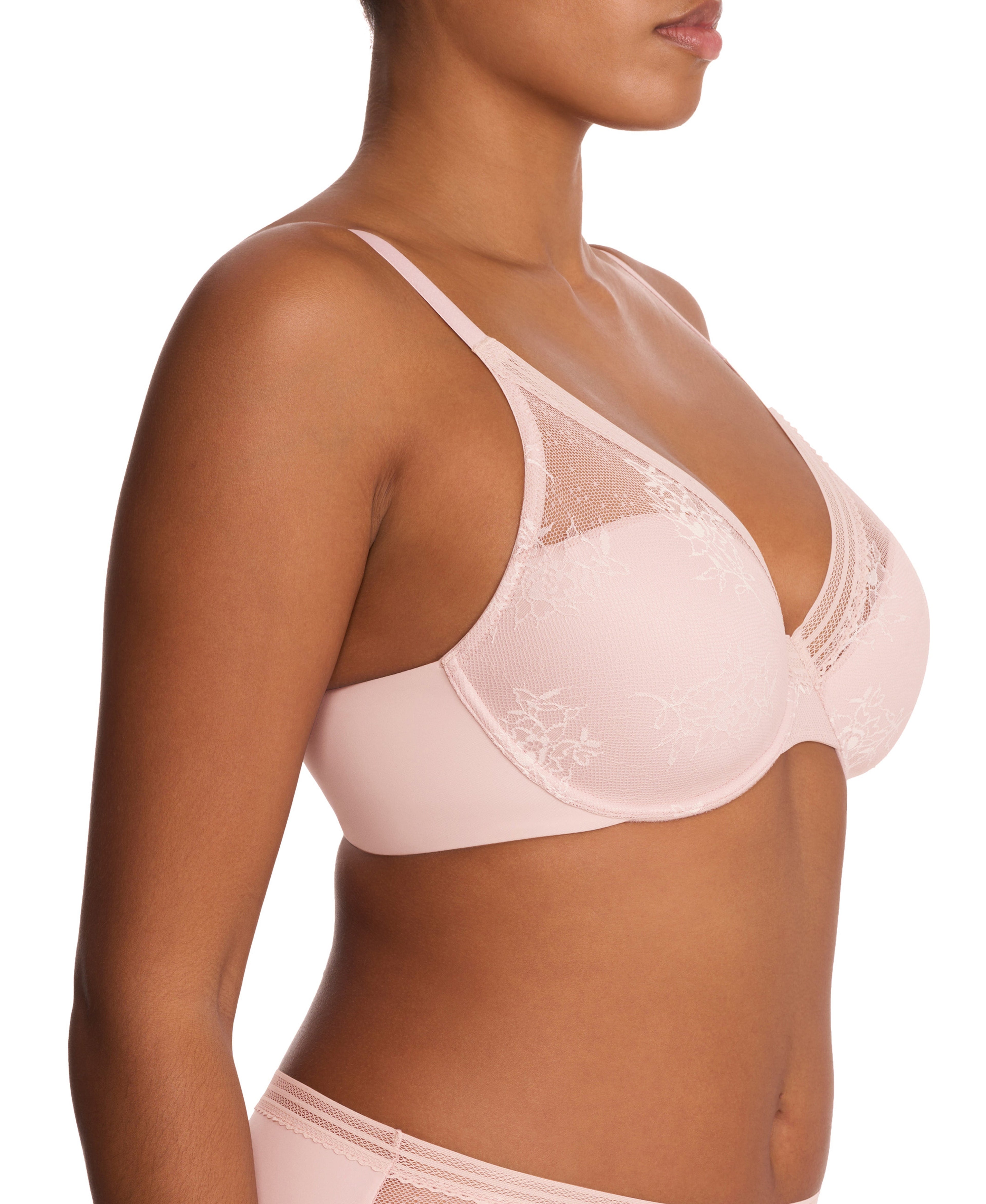 Love Lace Full Coverage Plunge T-Shirt Bra
