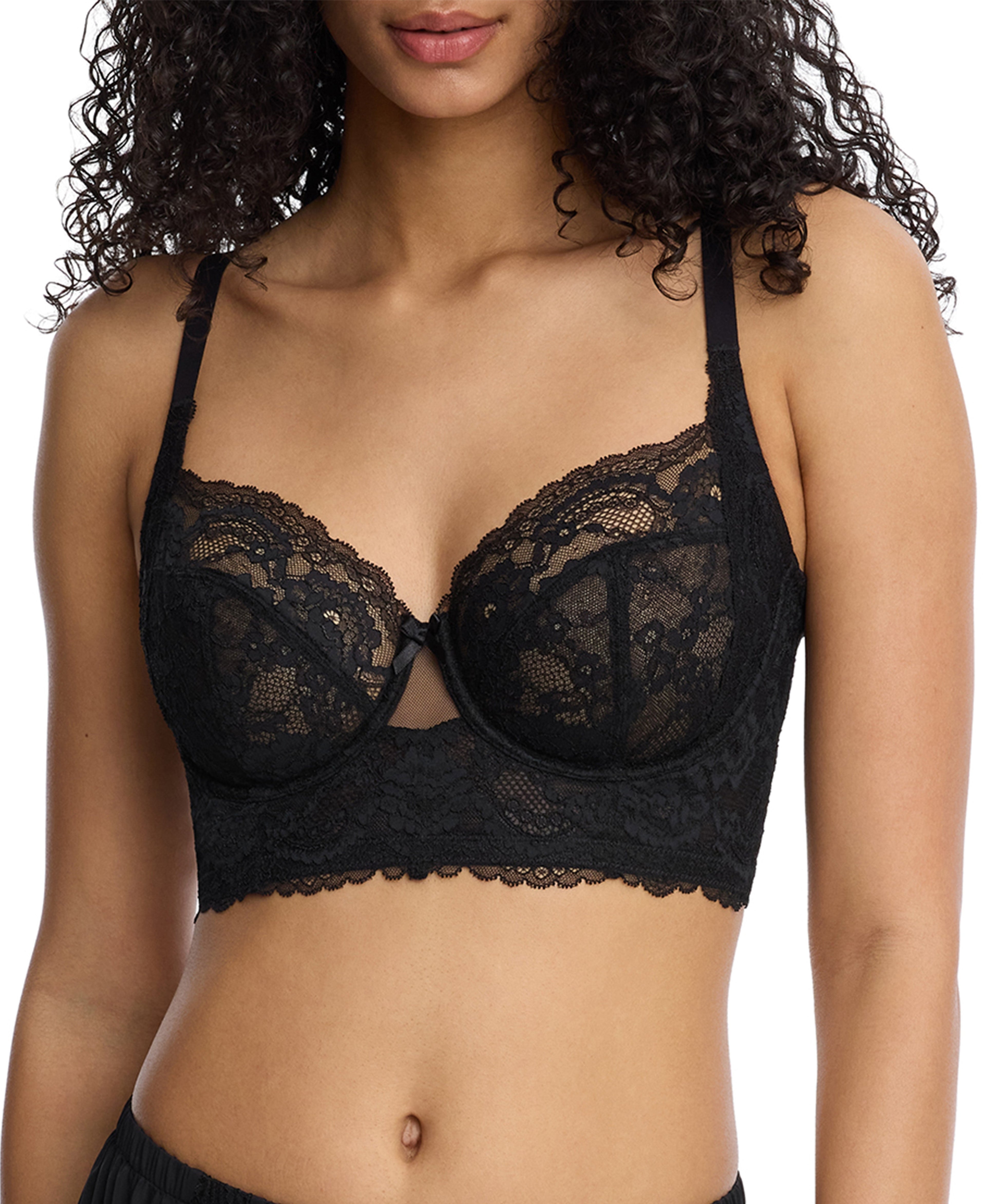 Minx Longline Side Support Lace Bra