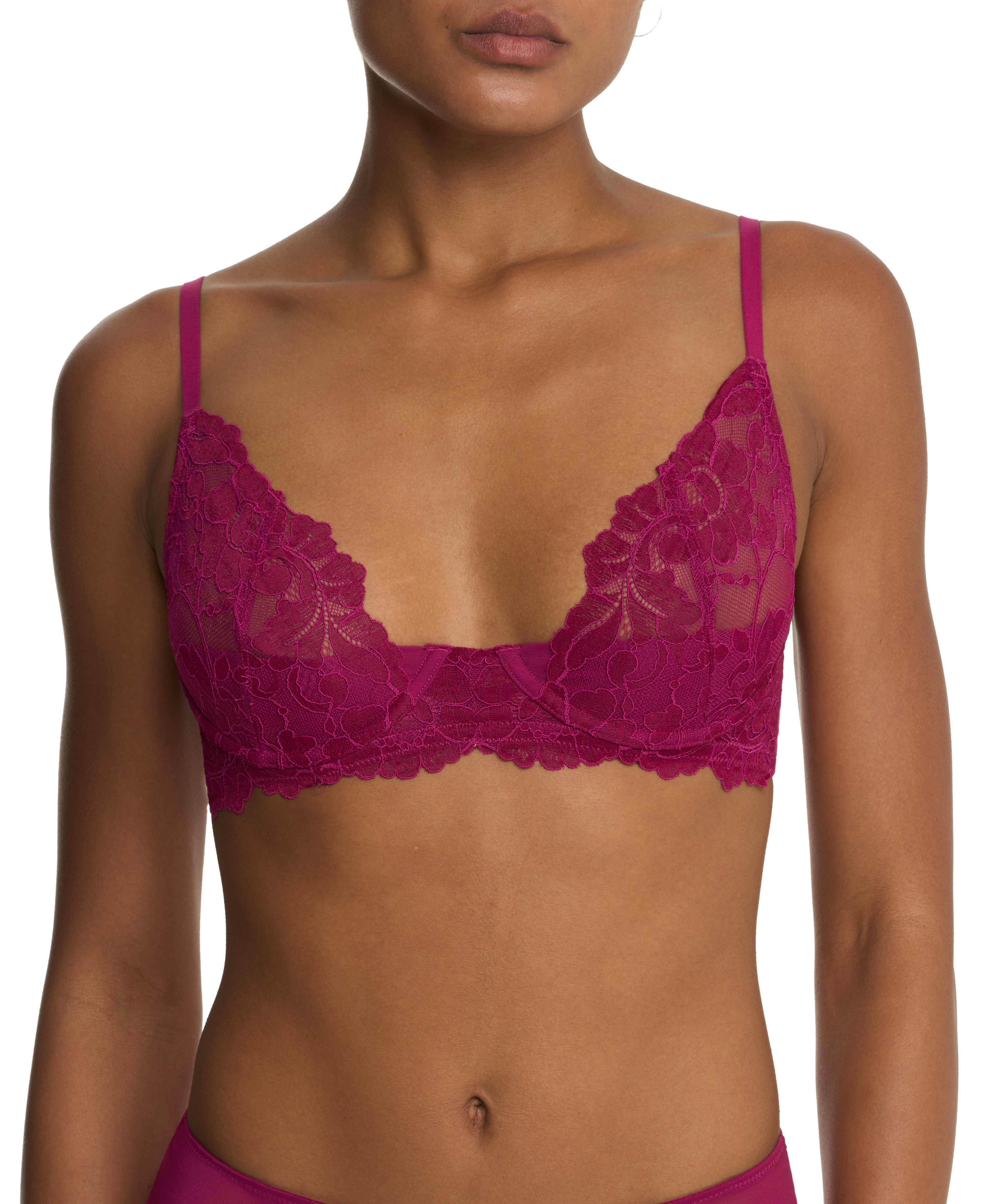 Peony Lace Demi Unlined Underwire Bra