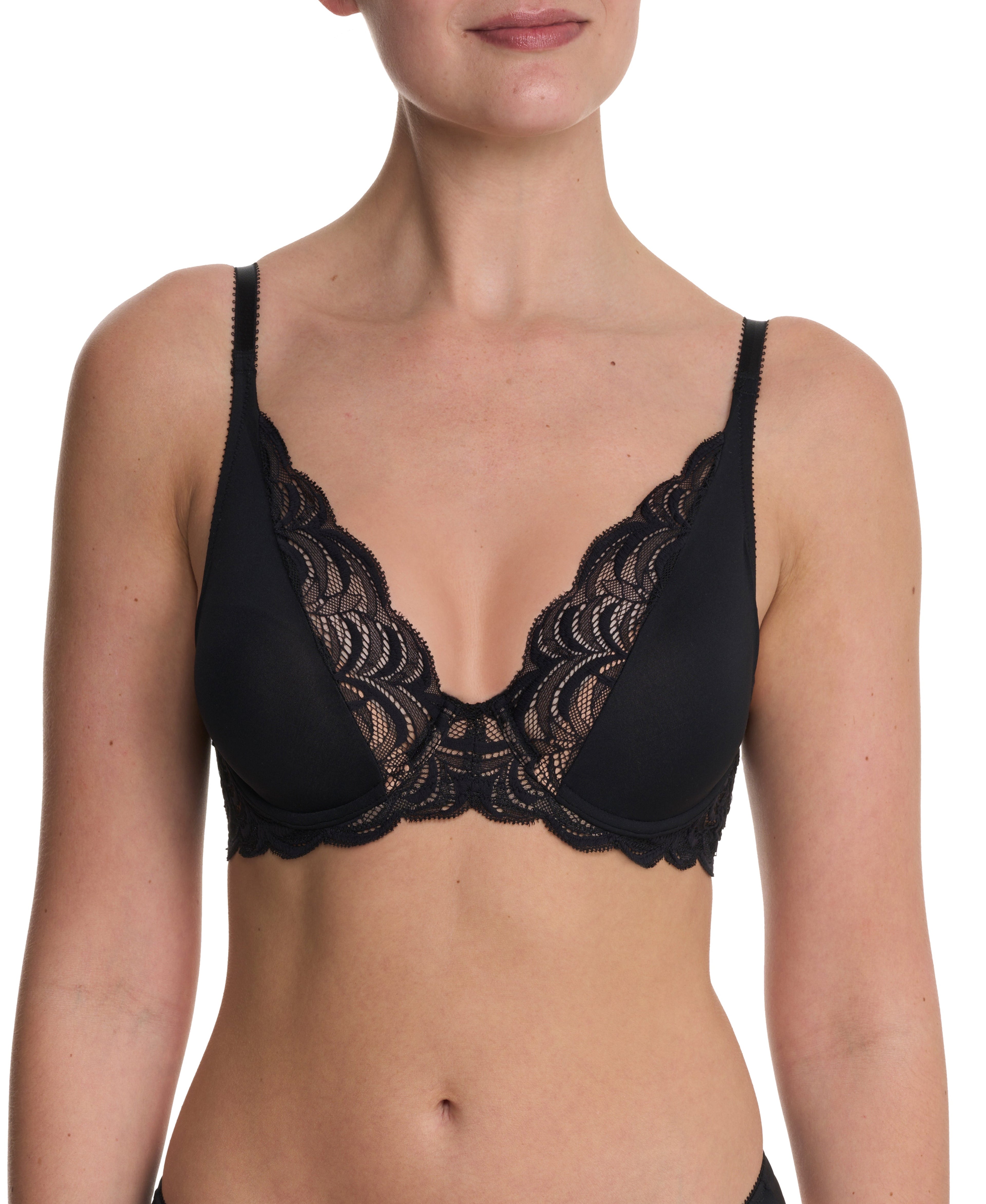 Persuasion Lace Convertible Plunge T-Shirt Bra