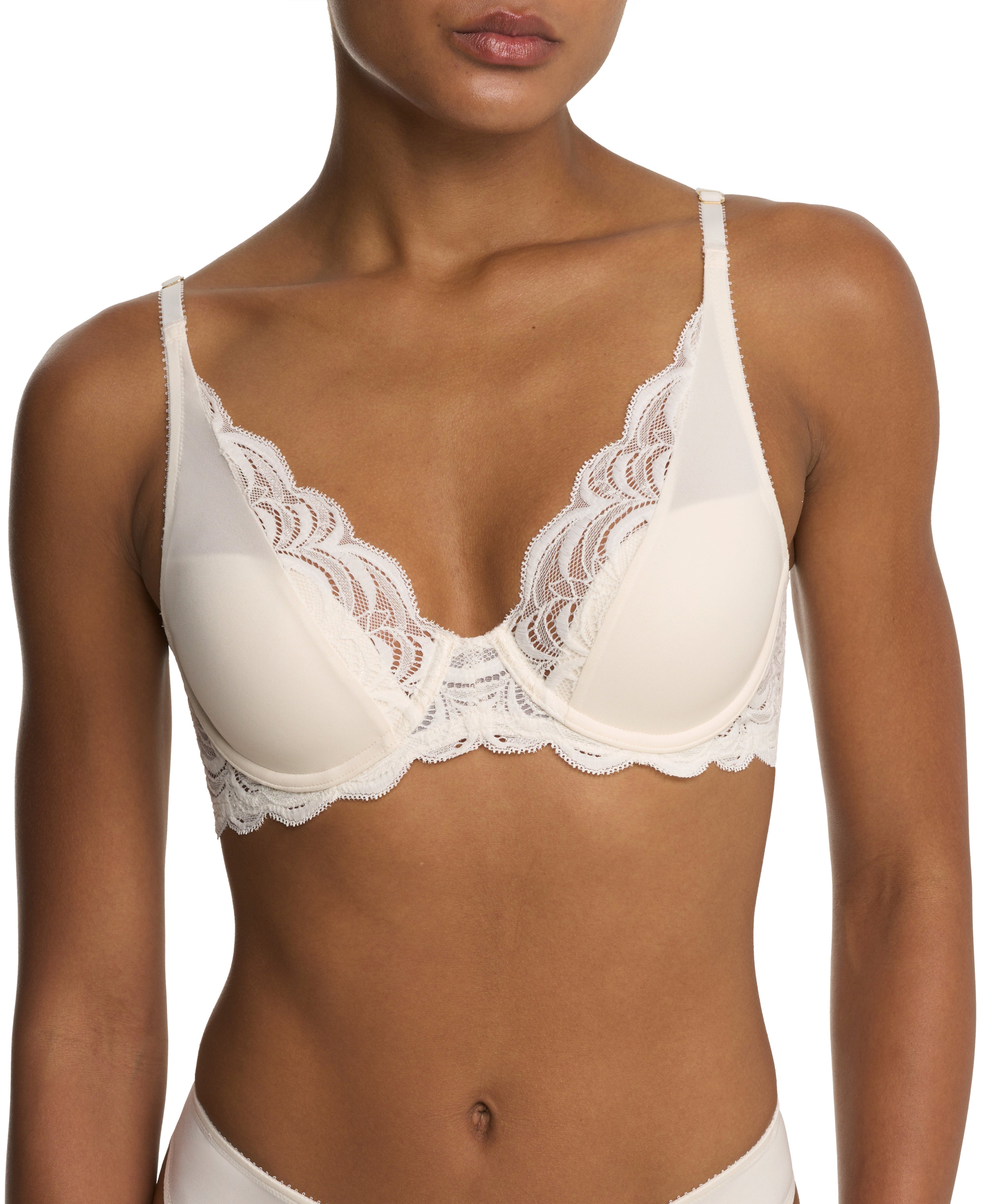 Persuasion Lace Convertible Plunge T-Shirt Bra