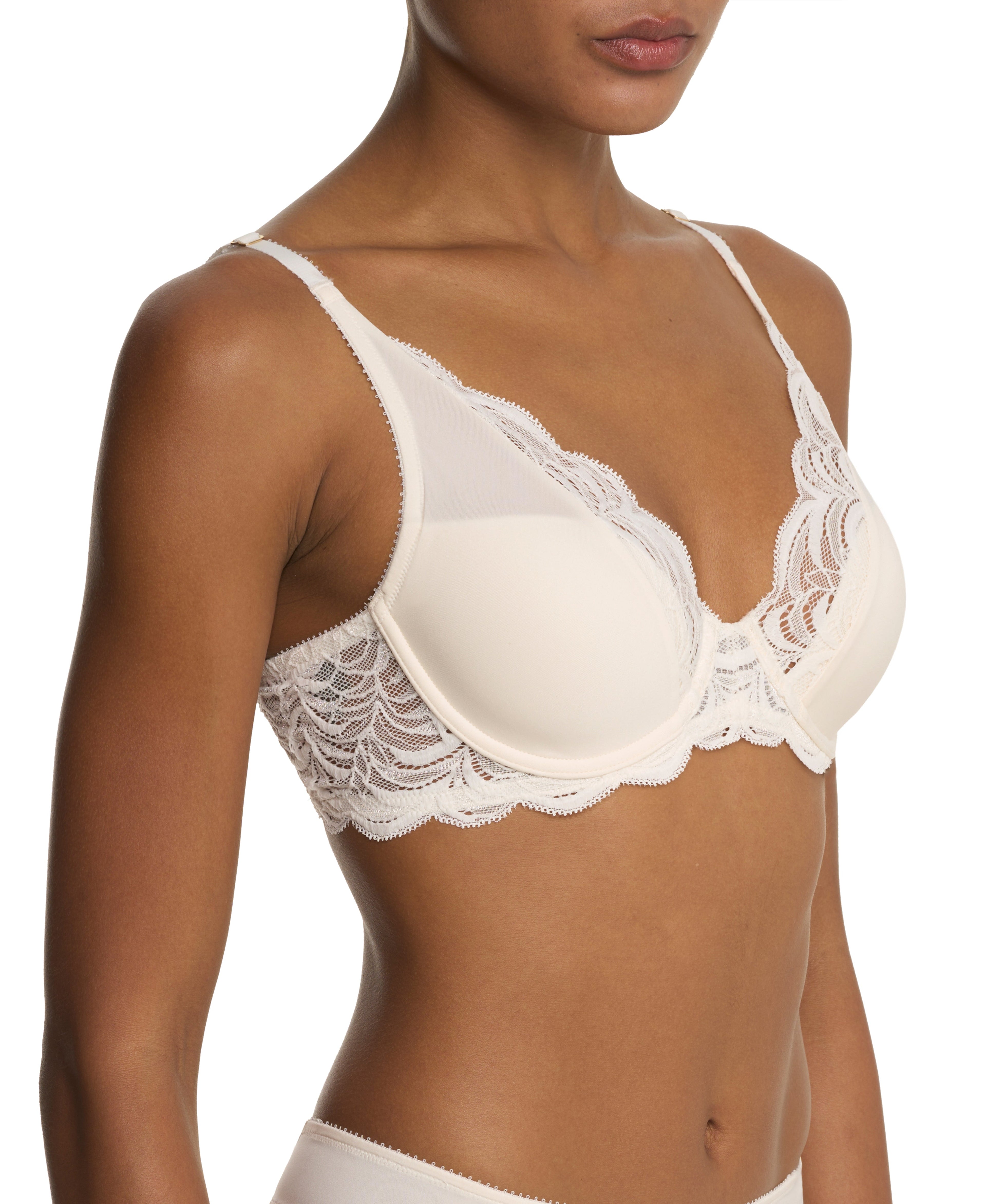 Persuasion Lace Convertible Plunge T-Shirt Bra