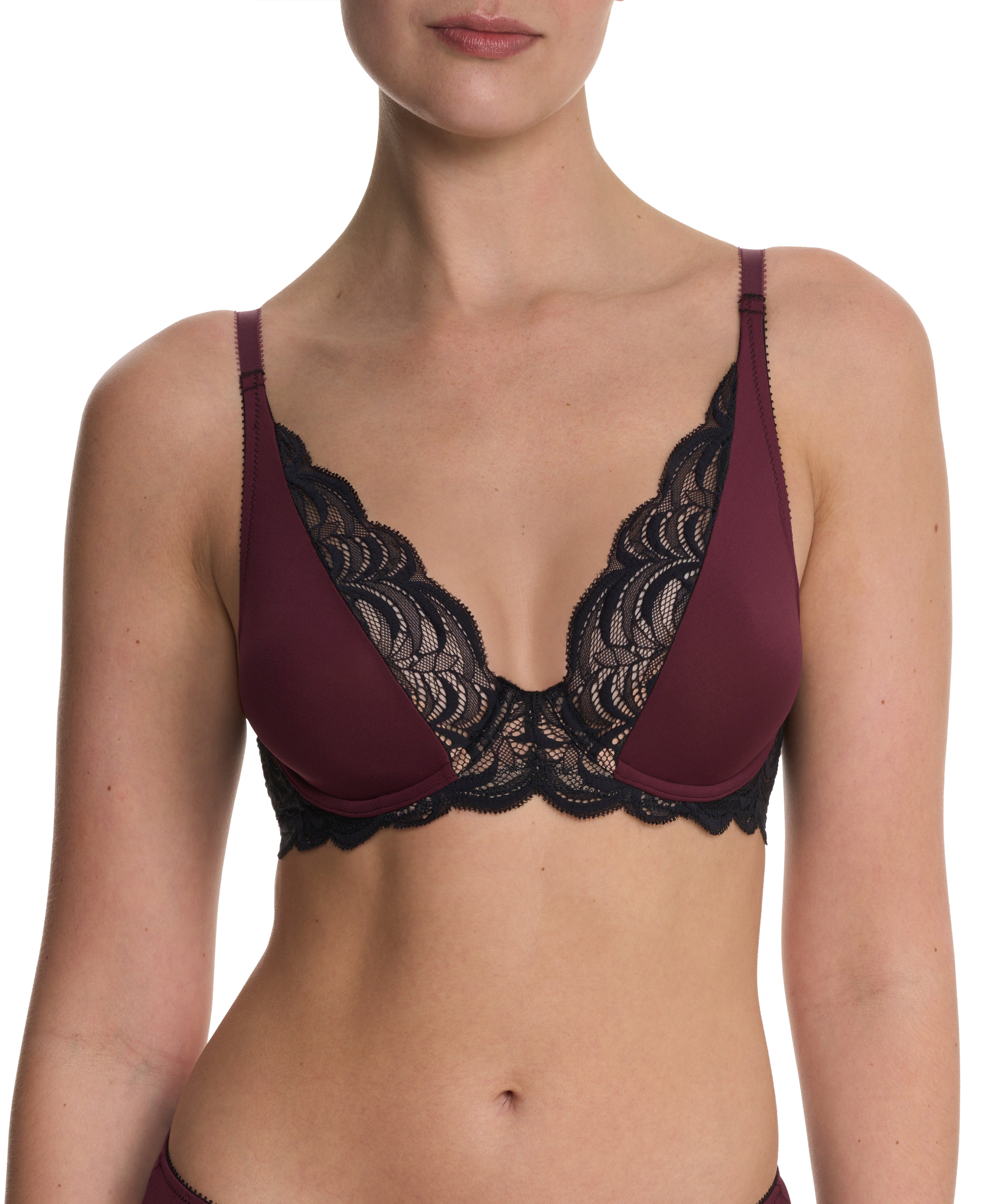 Persuasion Lace Convertible Plunge T-Shirt Bra