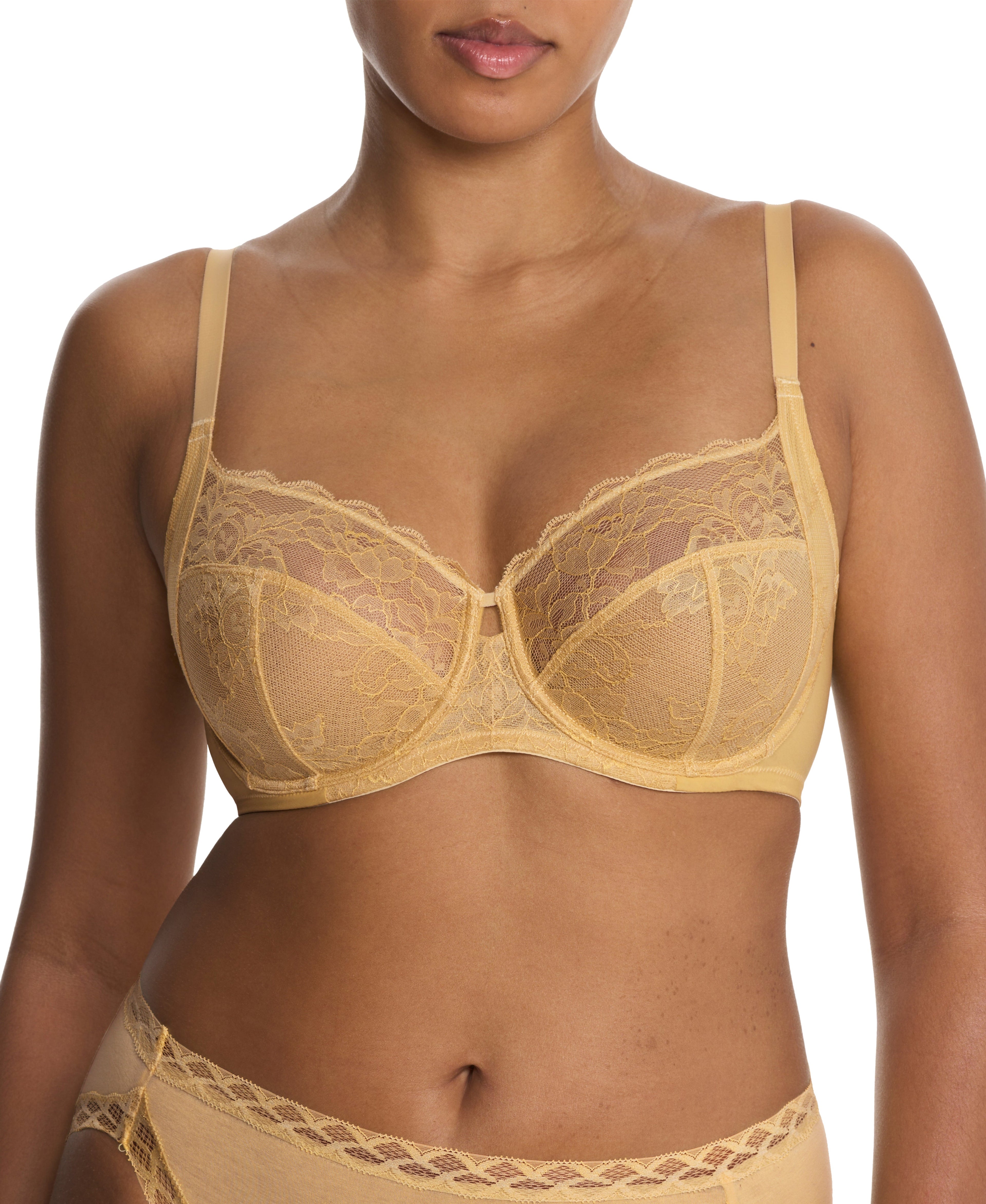 Statement Lace Side Support Bra