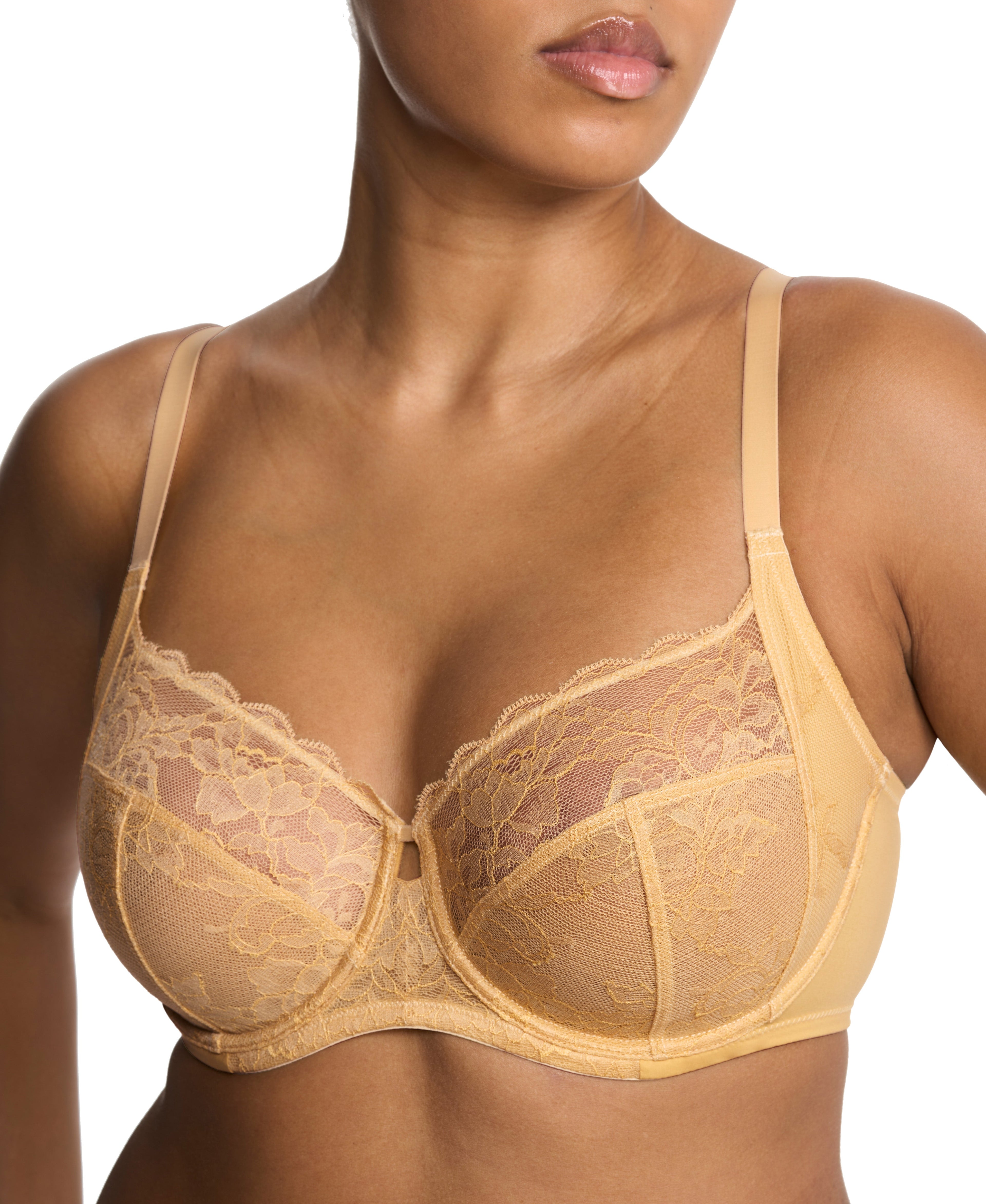 Statement Lace Side Support Bra