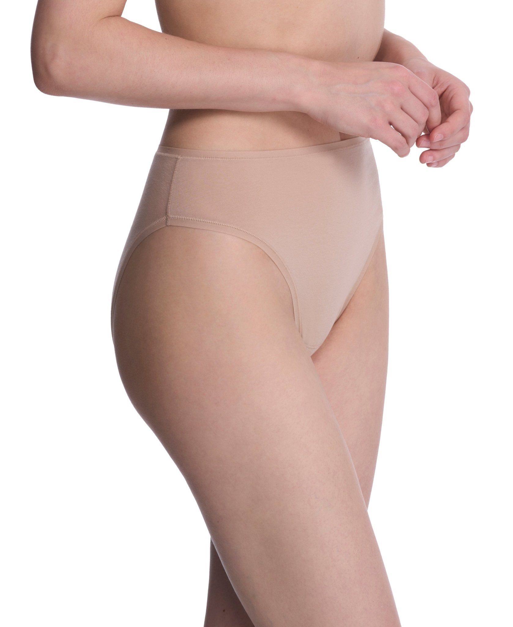 Bliss Bare Cotton High Cut Brief
