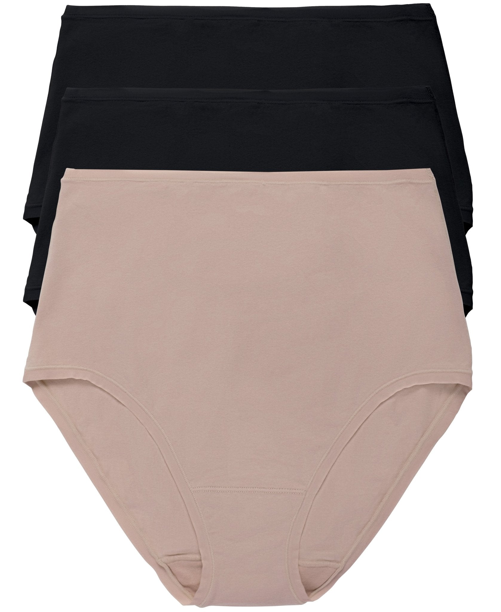 Bliss Bare Cotton High Waist Brief 3-Pack