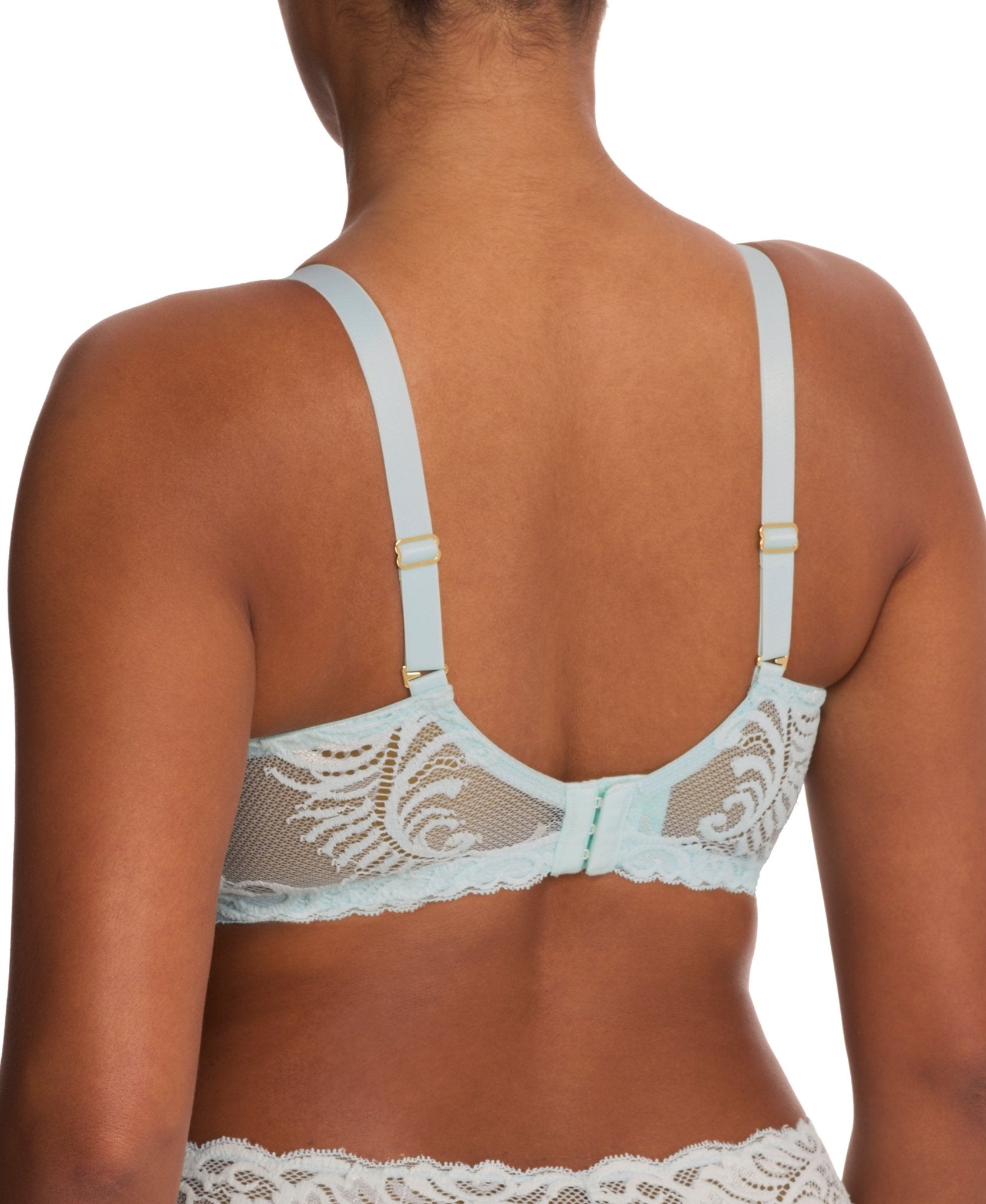 Feathers Lace Full Figure Plunge T-Shirt Bra