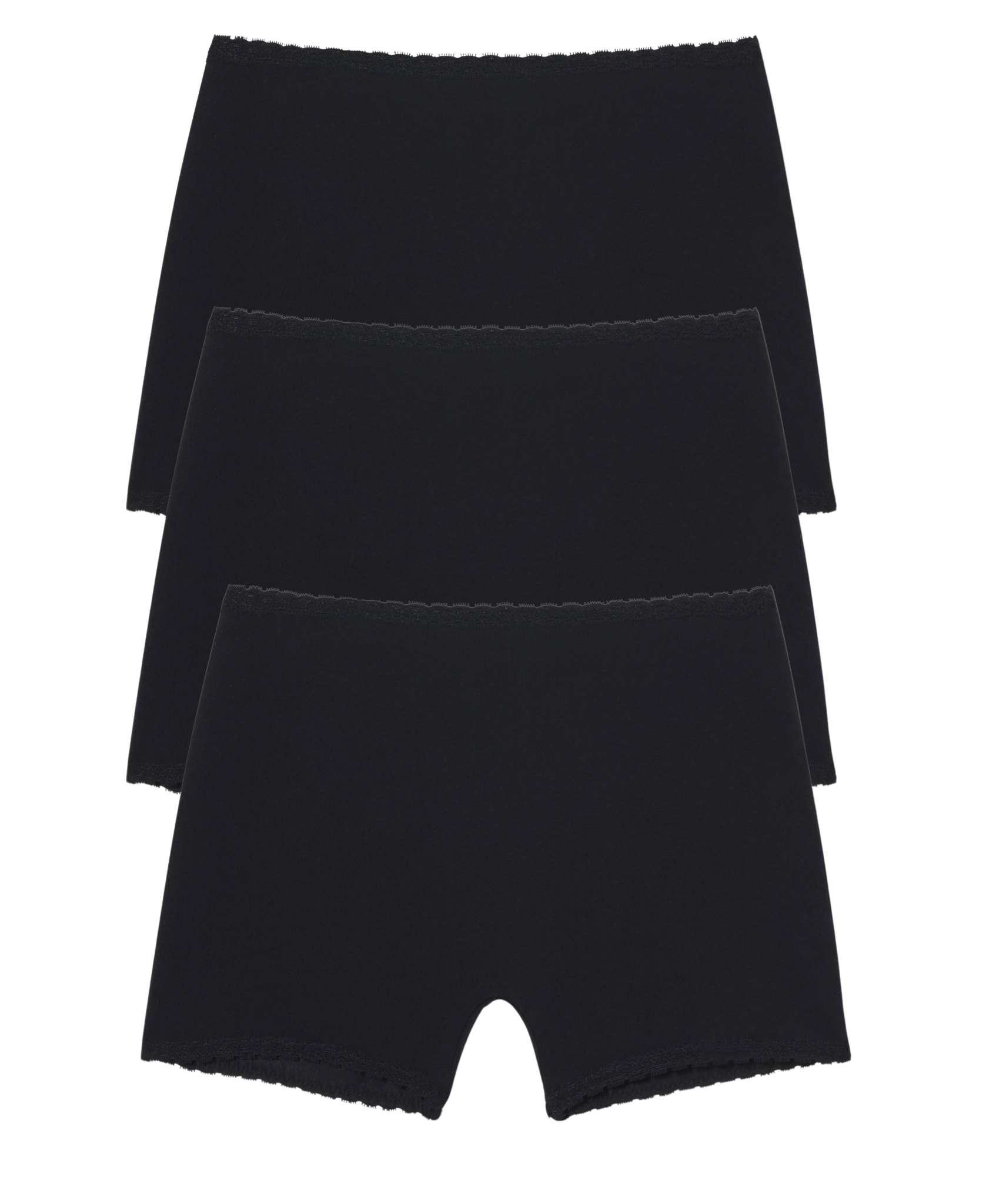 Adorned Cotton Boyshort 3-Pack