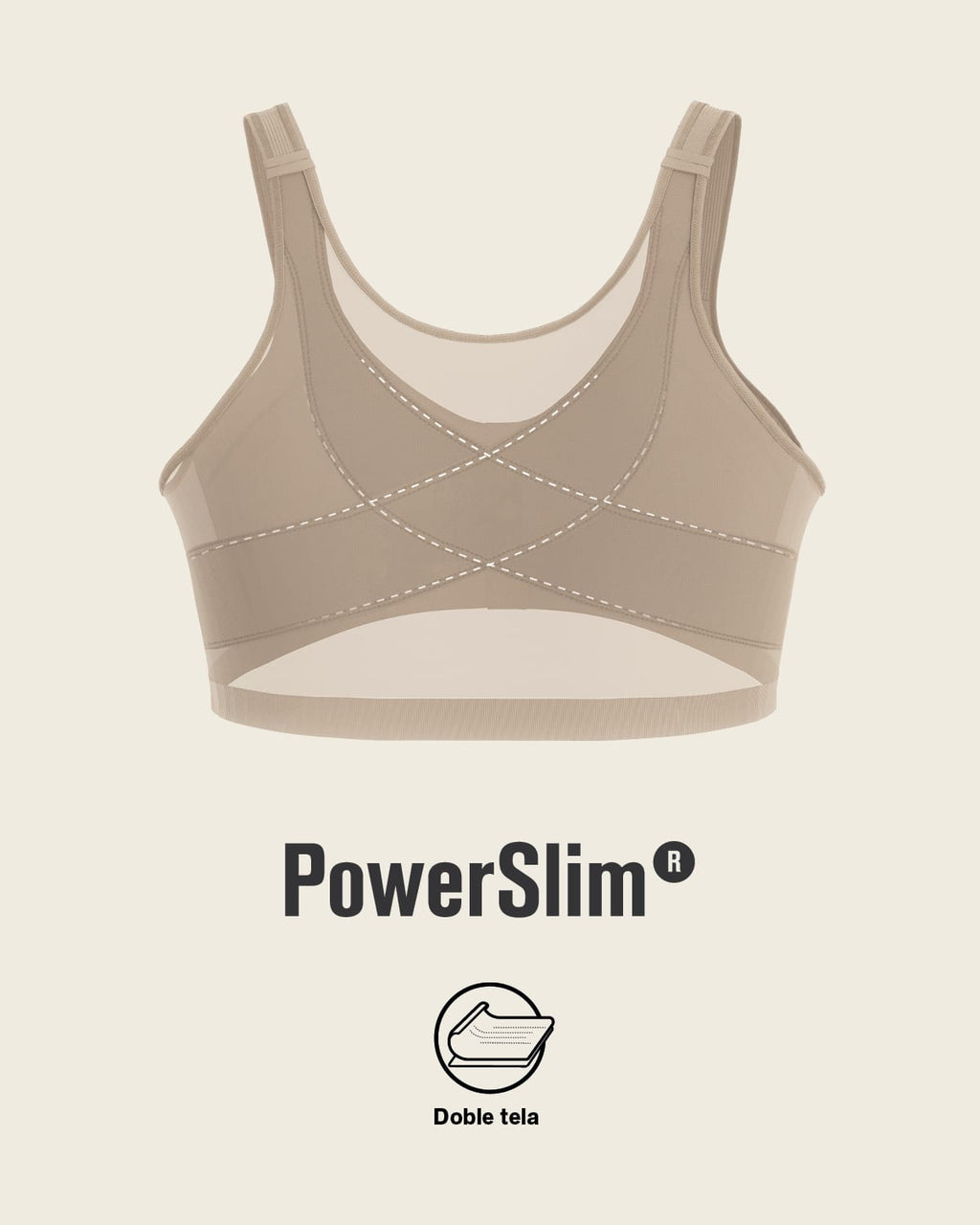 Unlined Wireless Posture Corrector Bra