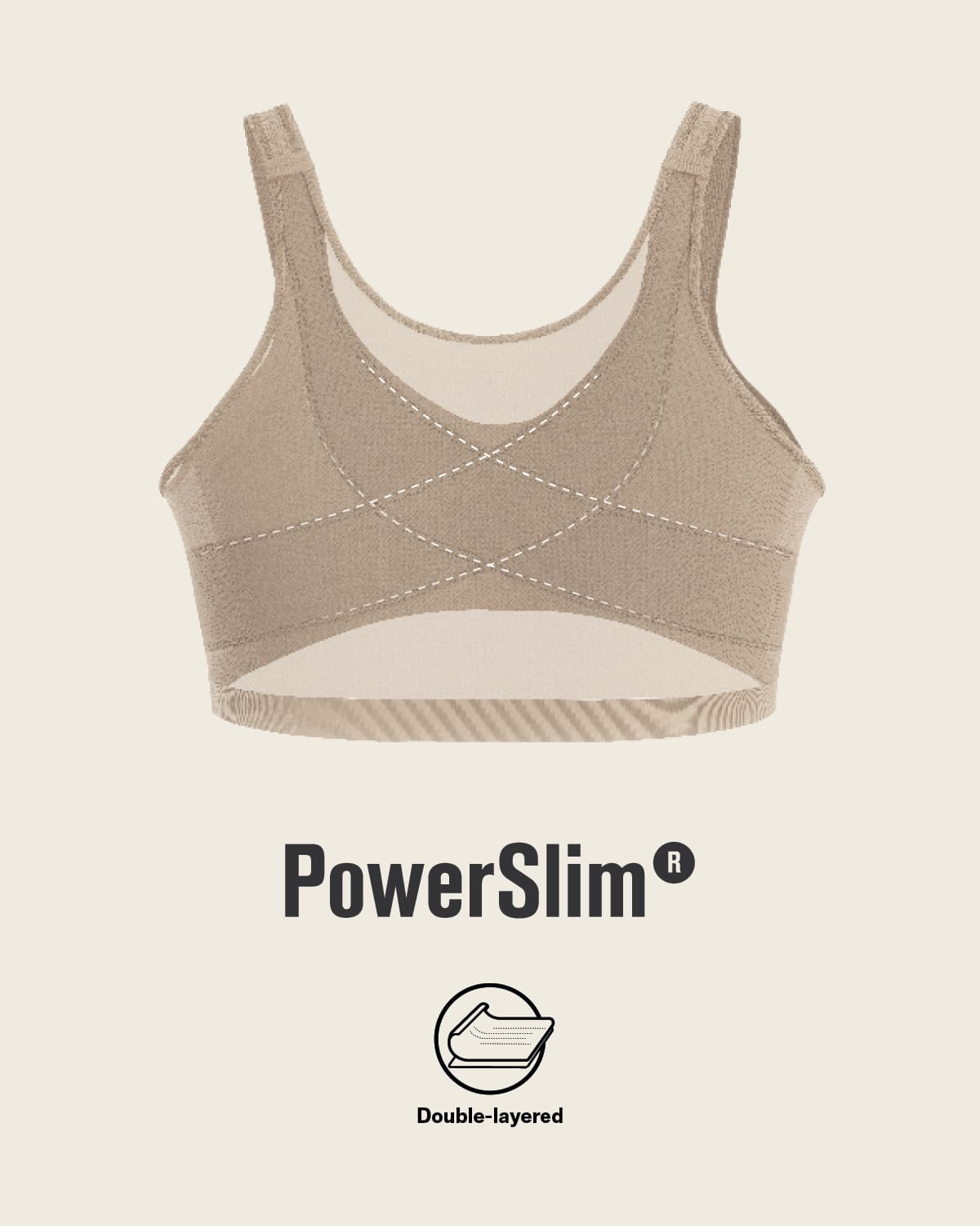 Unlined Wireless Posture Corrector Bra