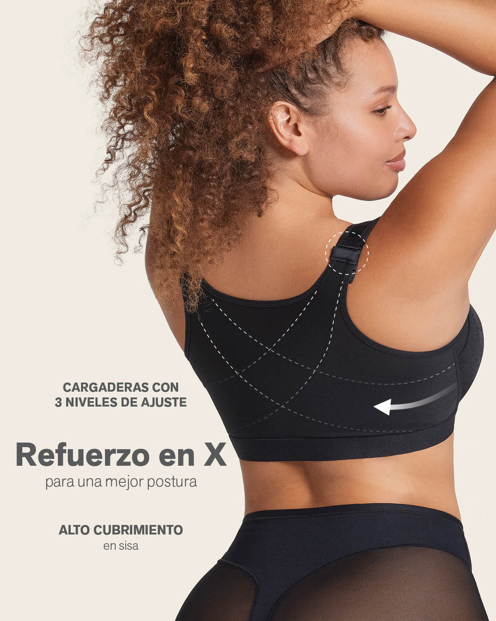 Unlined Wireless Posture Corrector Bra