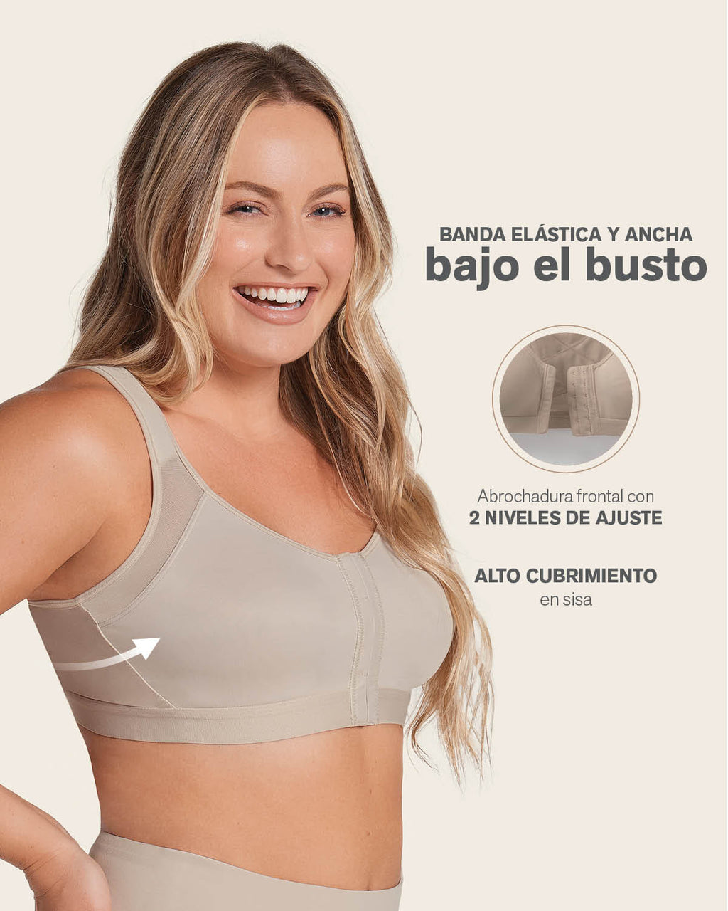Unlined Wireless Posture Corrector Bra