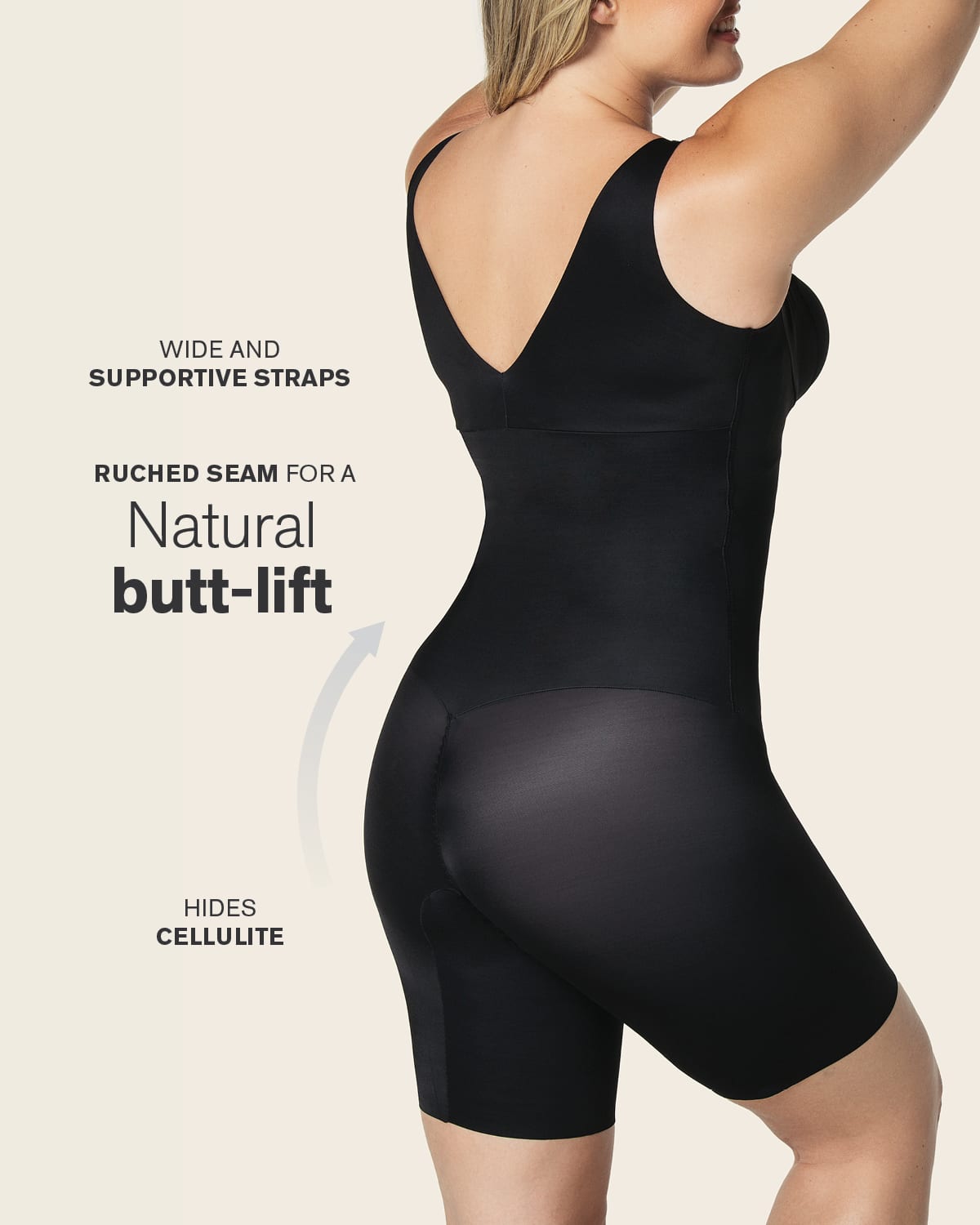 Undetectable Step-in Mid-Thigh Body Shaper