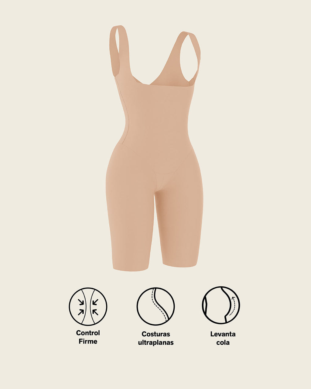 Undetectable Step-in Mid-Thigh Body Shaper