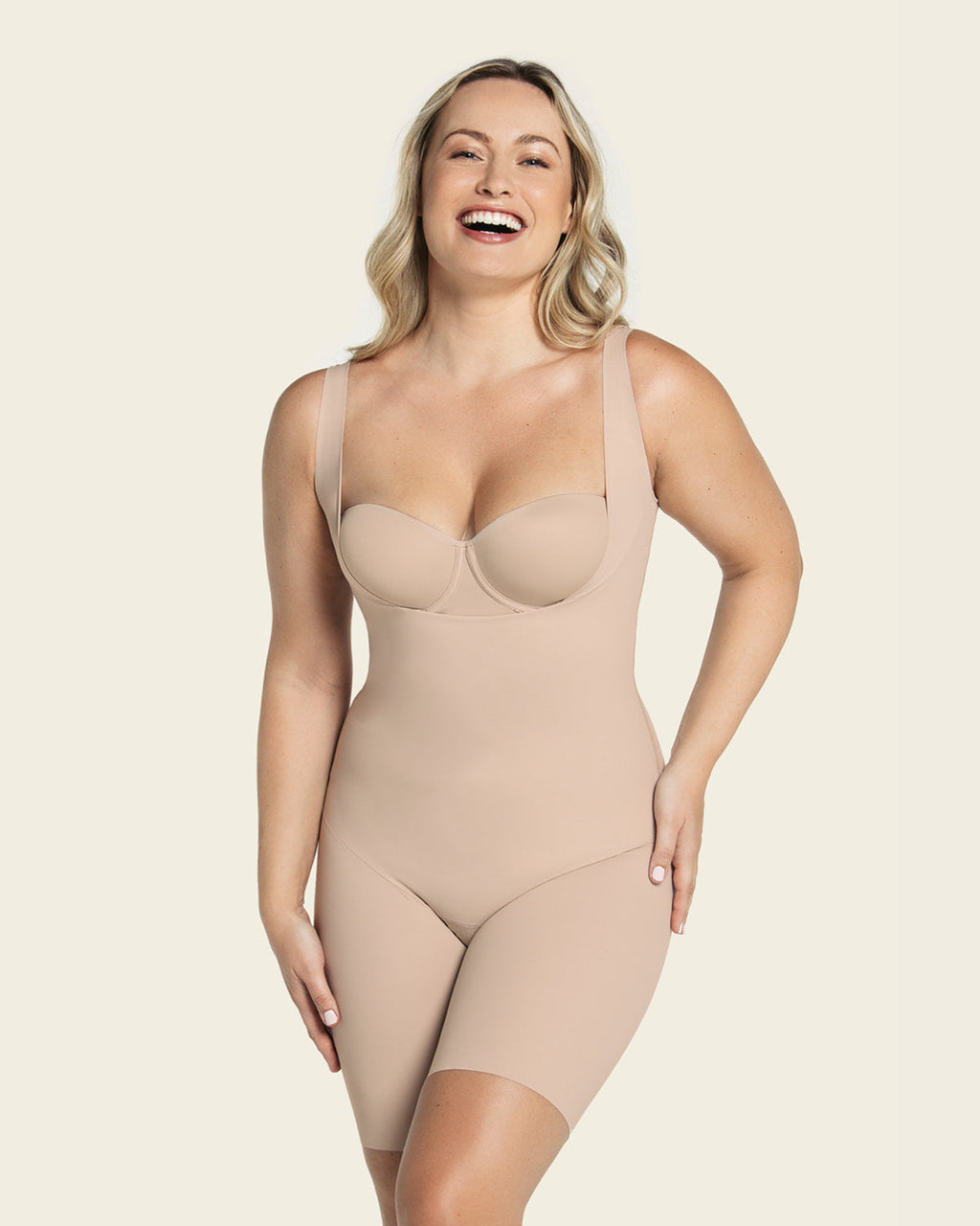 Undetectable Step-in Mid-Thigh Body Shaper
