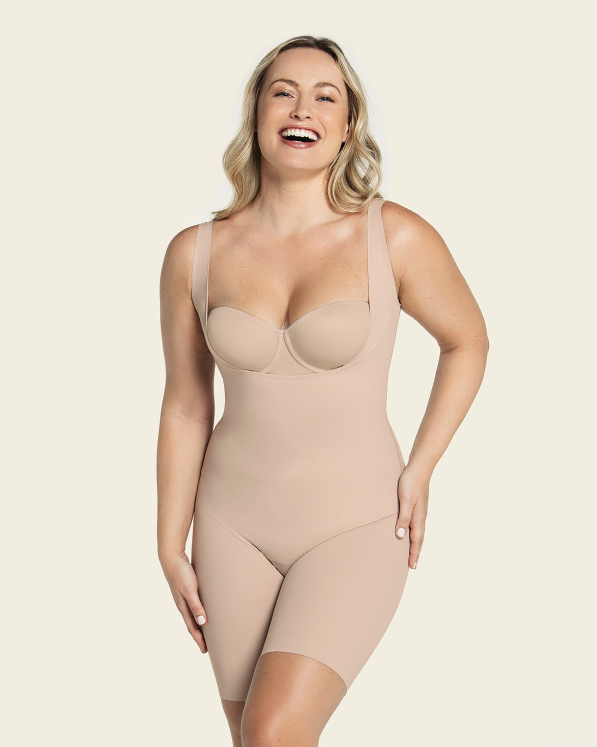 Undetectable Step-in Mid-Thigh Body Shaper
