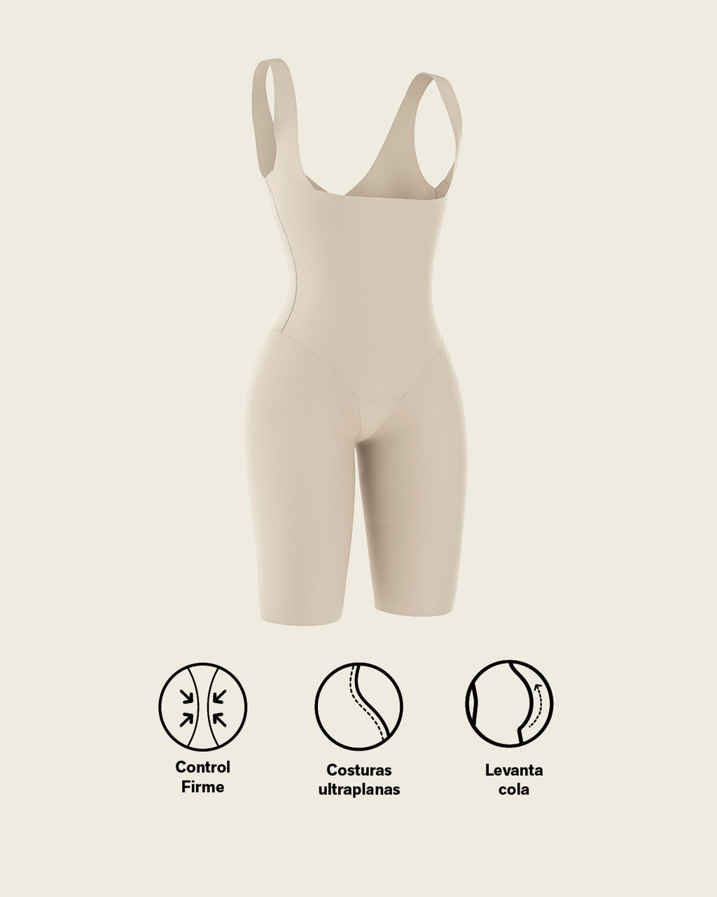 Undetectable Step-in Mid-Thigh Body Shaper