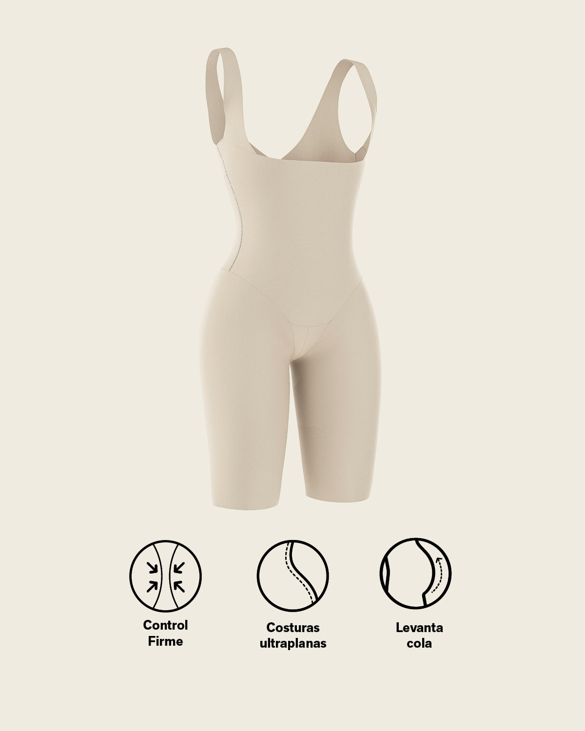 Undetectable Step-in Mid-Thigh Body Shaper