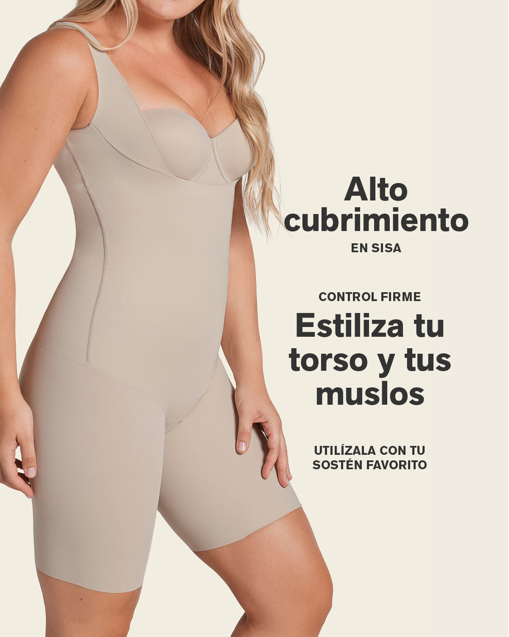 Undetectable Step-in Mid-Thigh Body Shaper