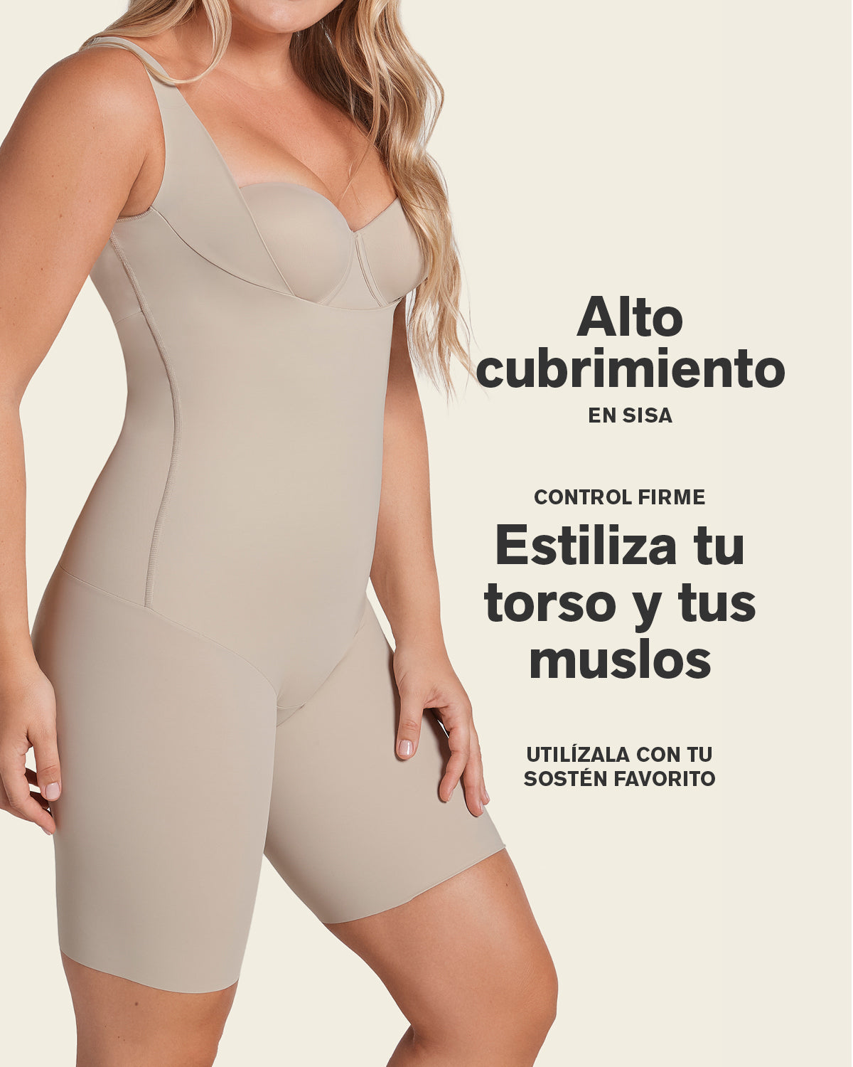 Undetectable Step-in Mid-Thigh Body Shaper
