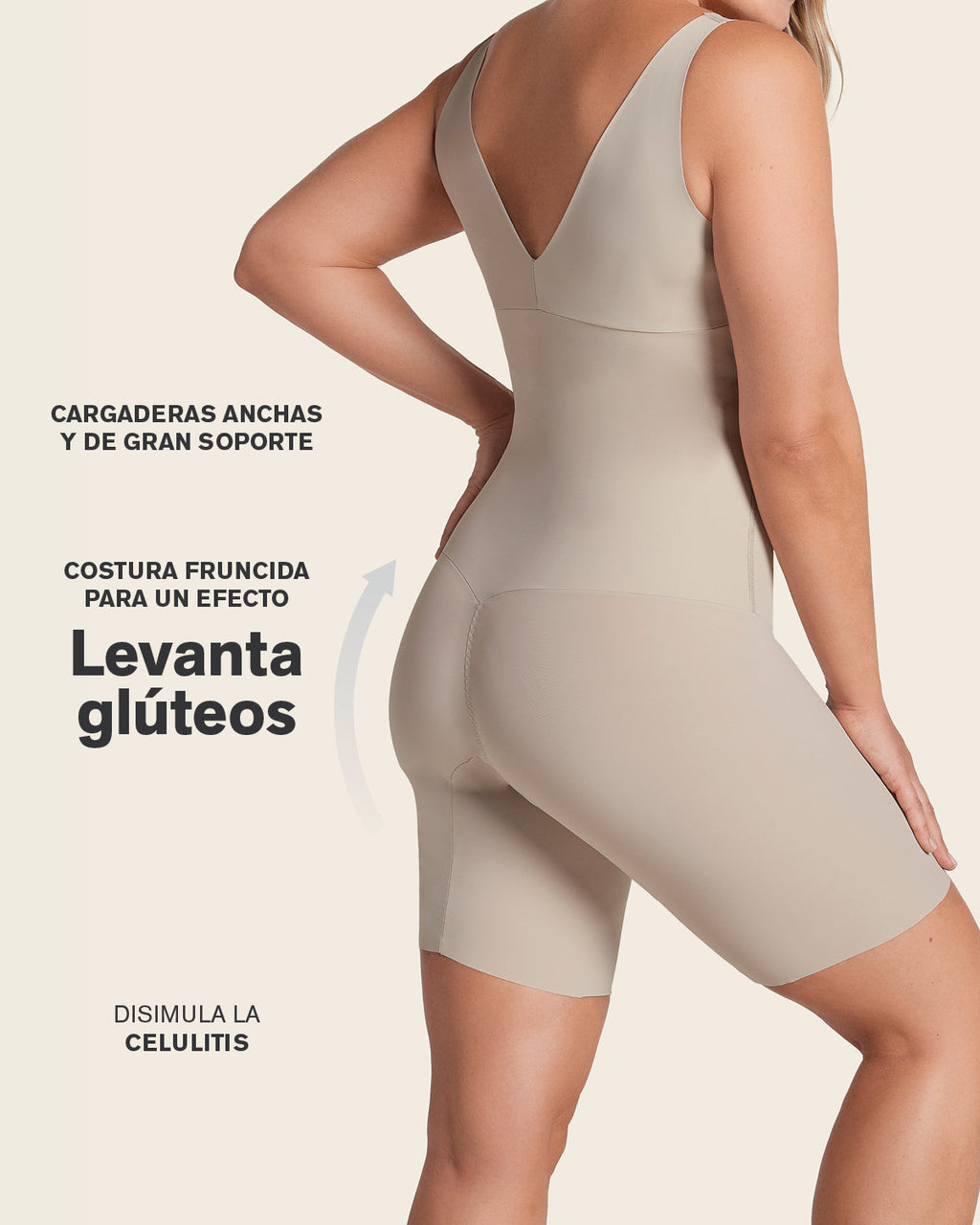 Undetectable Step-in Mid-Thigh Body Shaper