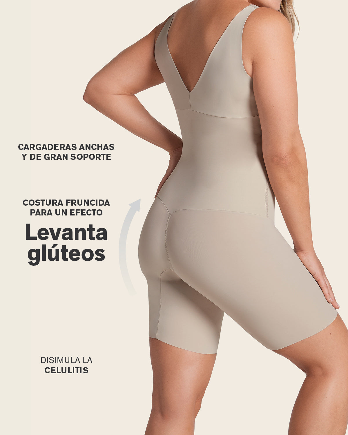 Undetectable Step-in Mid-Thigh Body Shaper