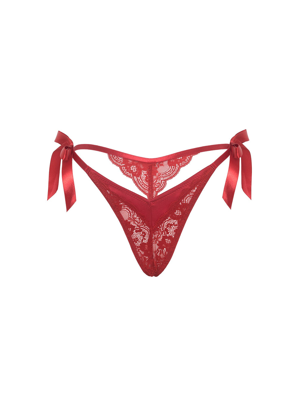 Hailey Lace Side Bows G-String Panty
