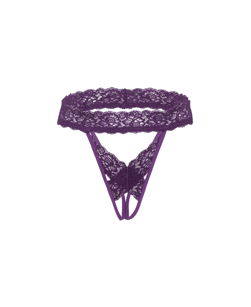 Jessica Lace Crotchless Panty