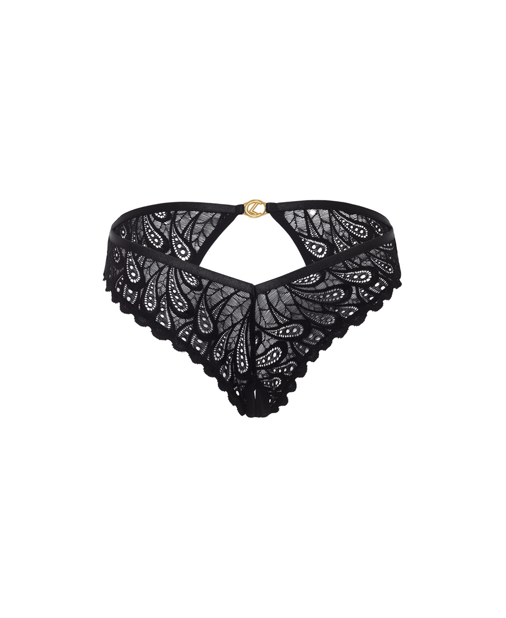 Piper Lace Crotchless Panty
