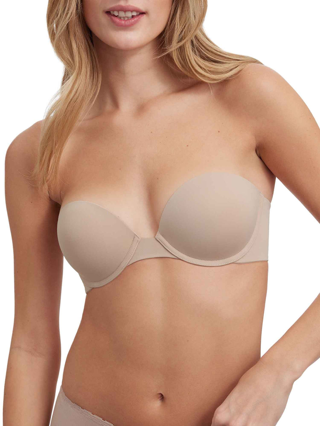 Breathless Strapless Plunge Push-Up
